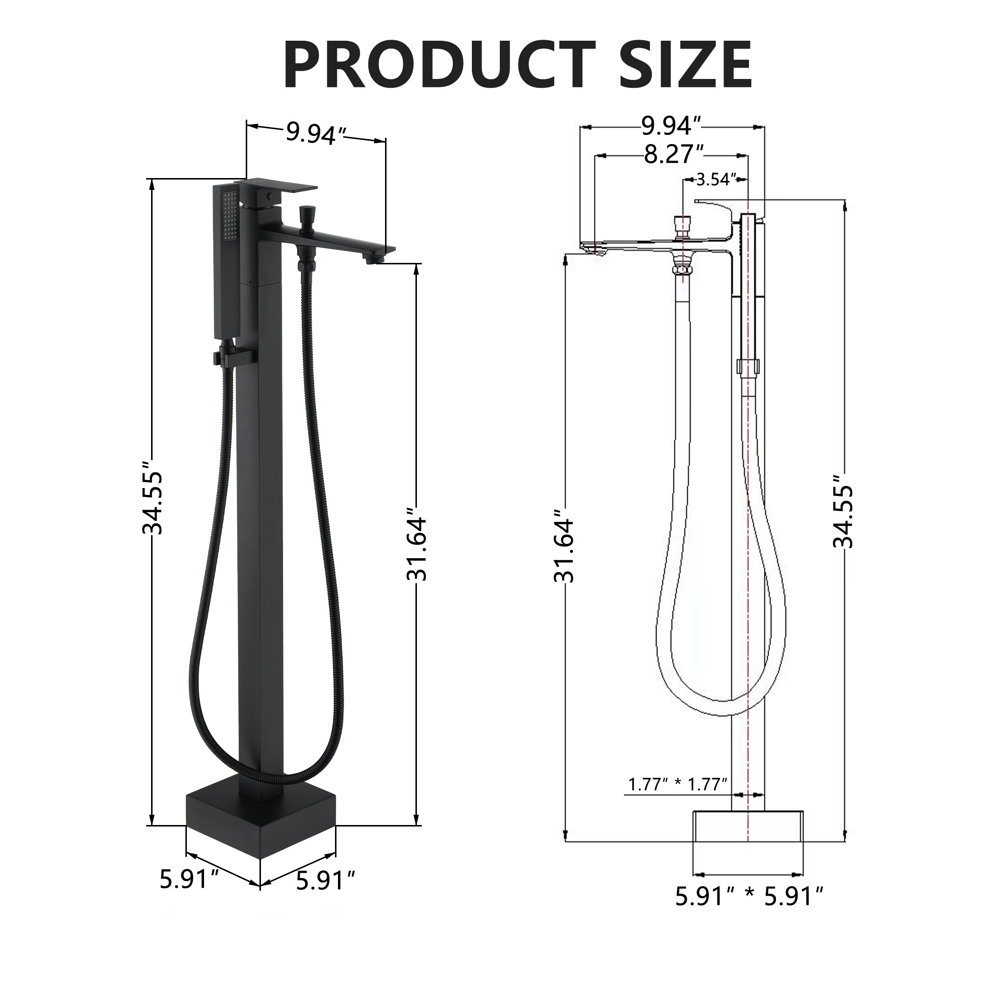 Clihome RBLD0719 Roman-Tub-Faucets - View #10