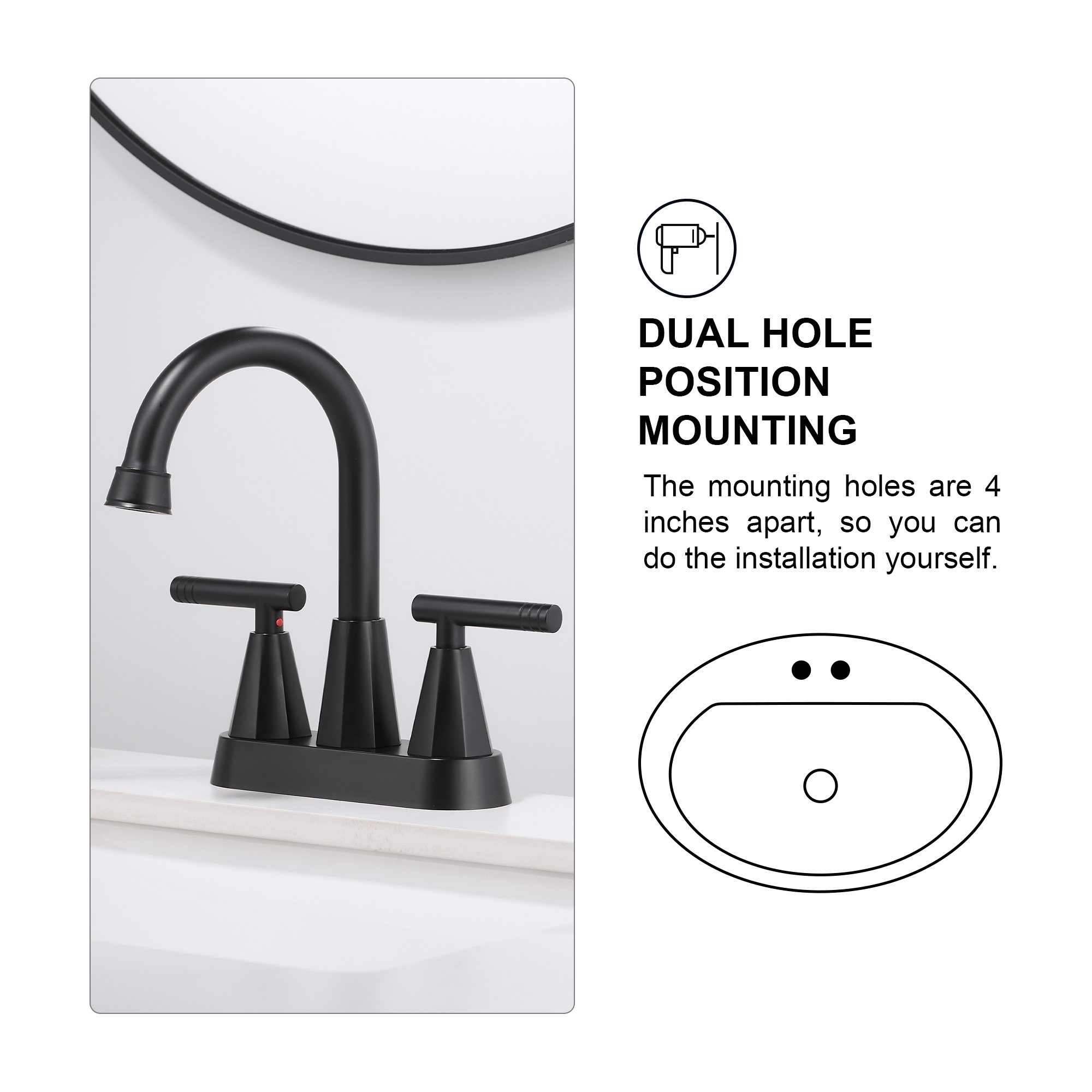 Zalerock L2BF63 Lavatory-Faucets - View #3