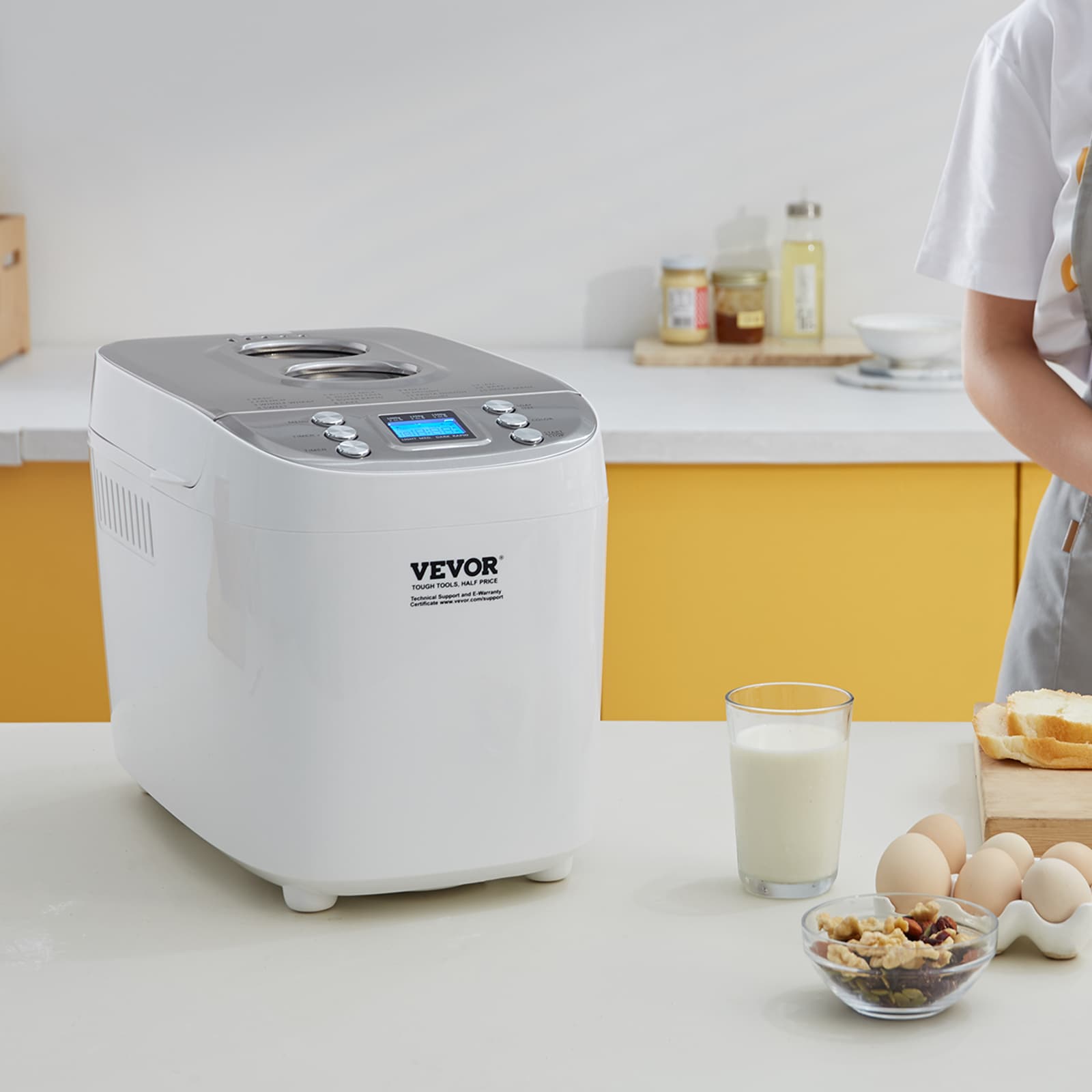 VEVOR QZDDDZTKB110V7O90V1 Bread-Makers - View #2