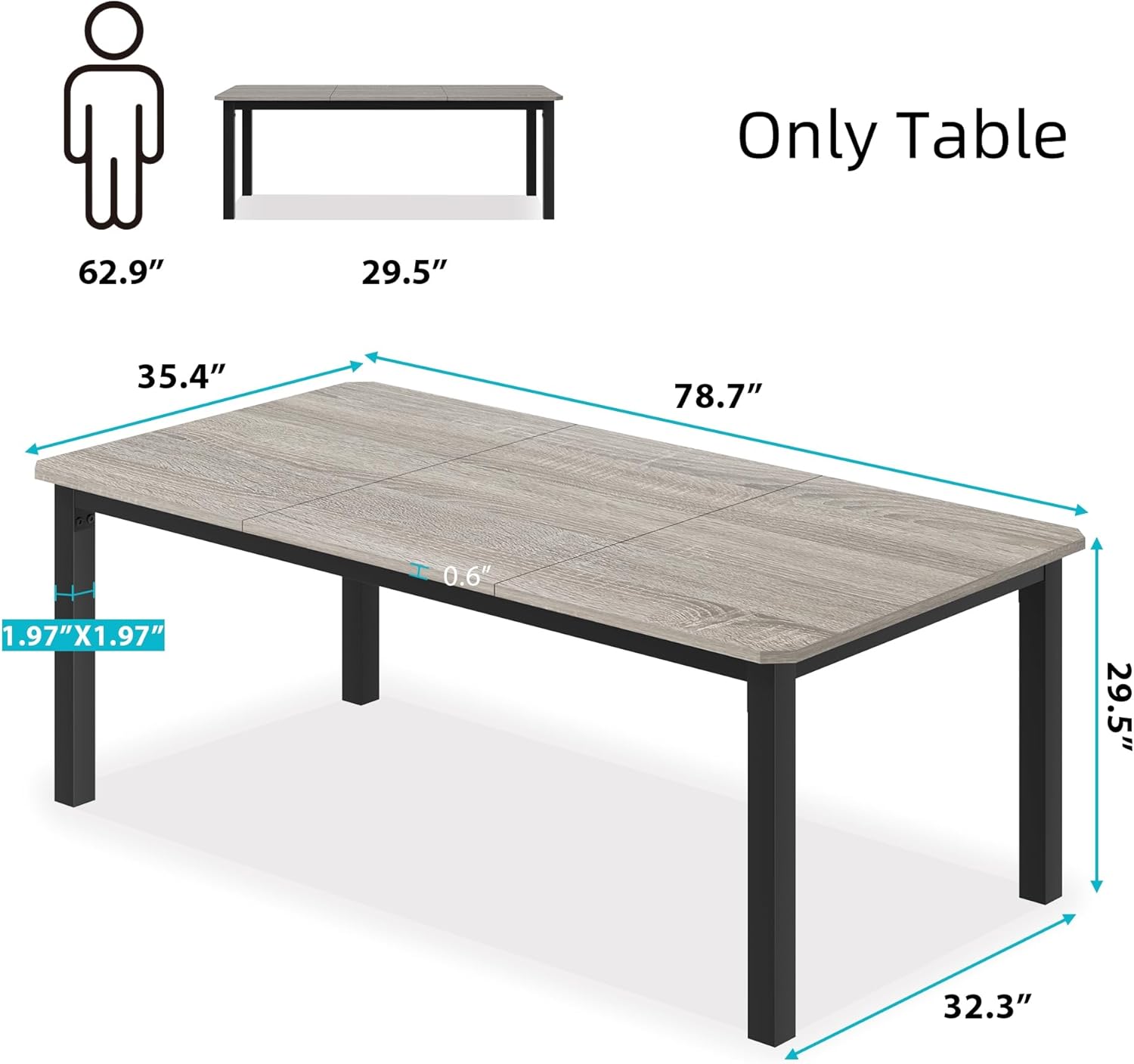 Der Rose LXL-PHO-120S1CE4 Dining-Tables - View #2