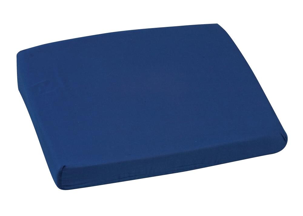 DMI Foam Seat Cushion For Your Wheelchair, Car or Chair, with Cover, Navy  at
