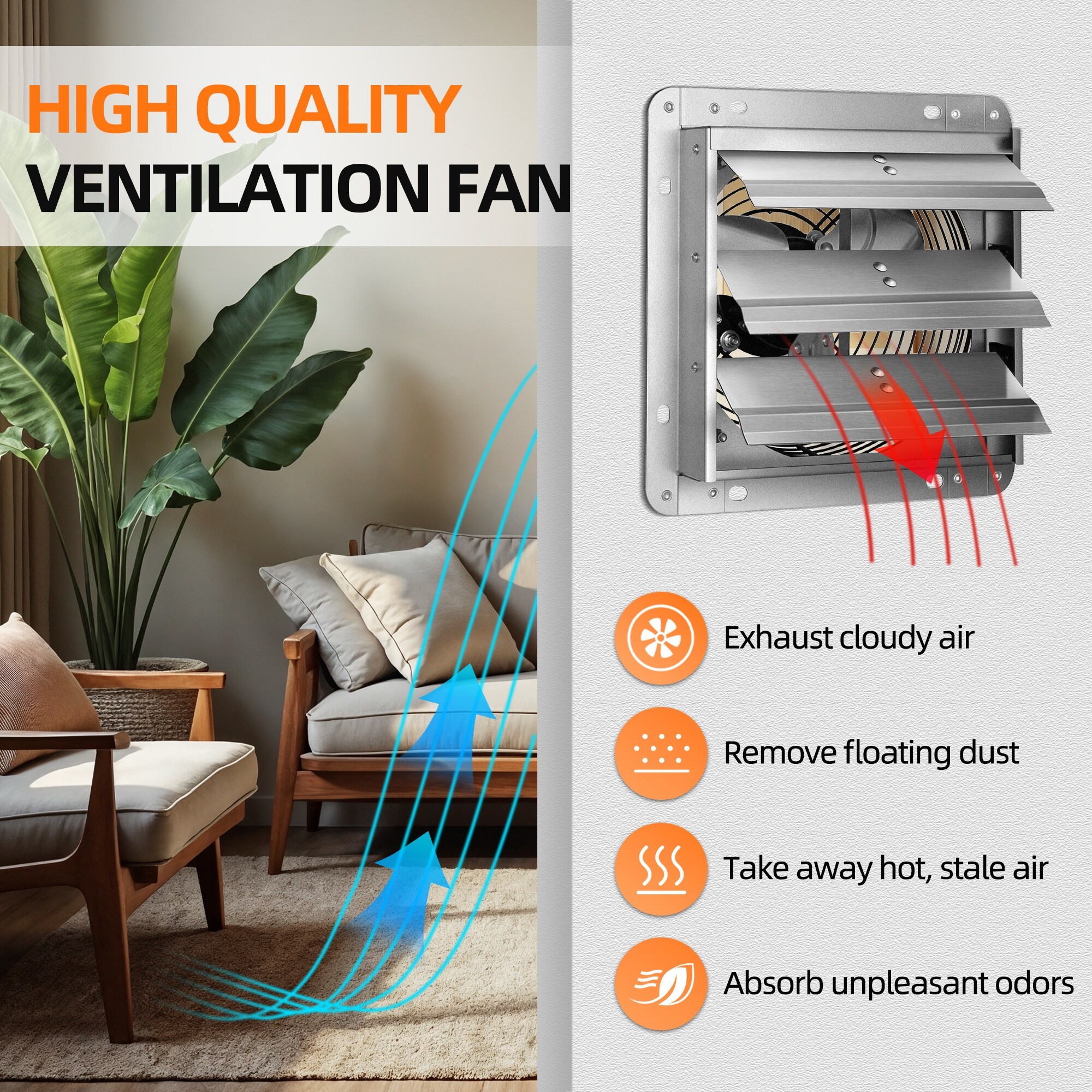 Elexnux GTN-FAN048 Wall-Mounted-Fans - View #5