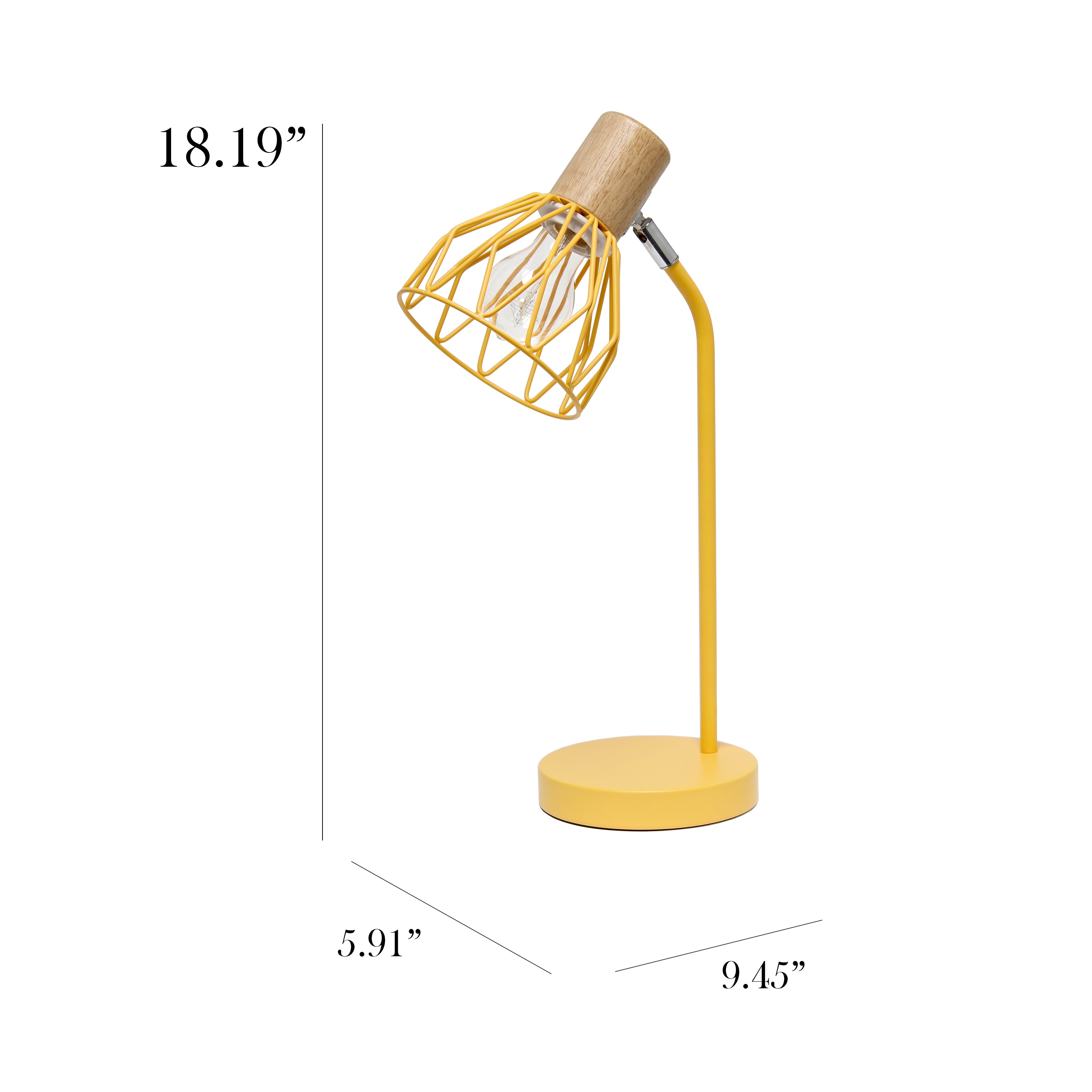 Simple Designs LD2022-YLW Desk-Table-Lamps - View #3