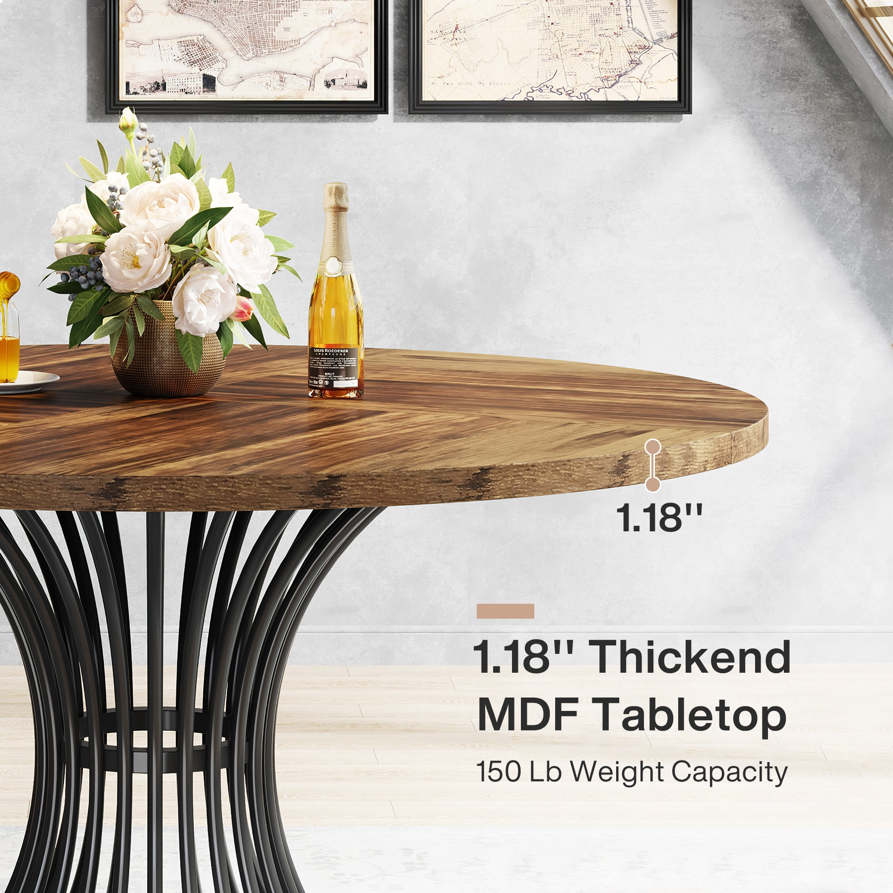 Fnova LWTJ-XK00534X Dining-Tables - View #5