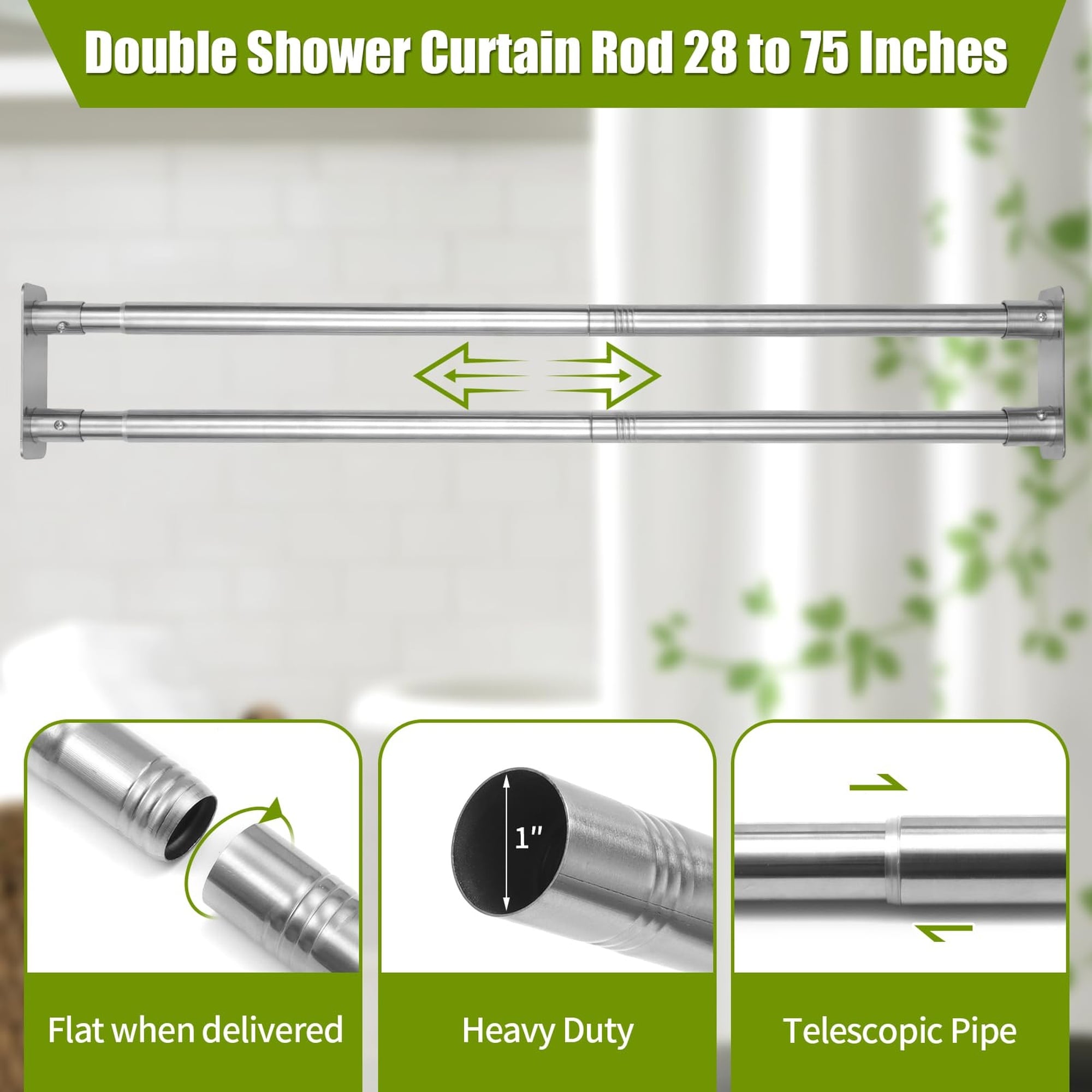 Numhew NHLYNN43276 Shower-Rods - View #5