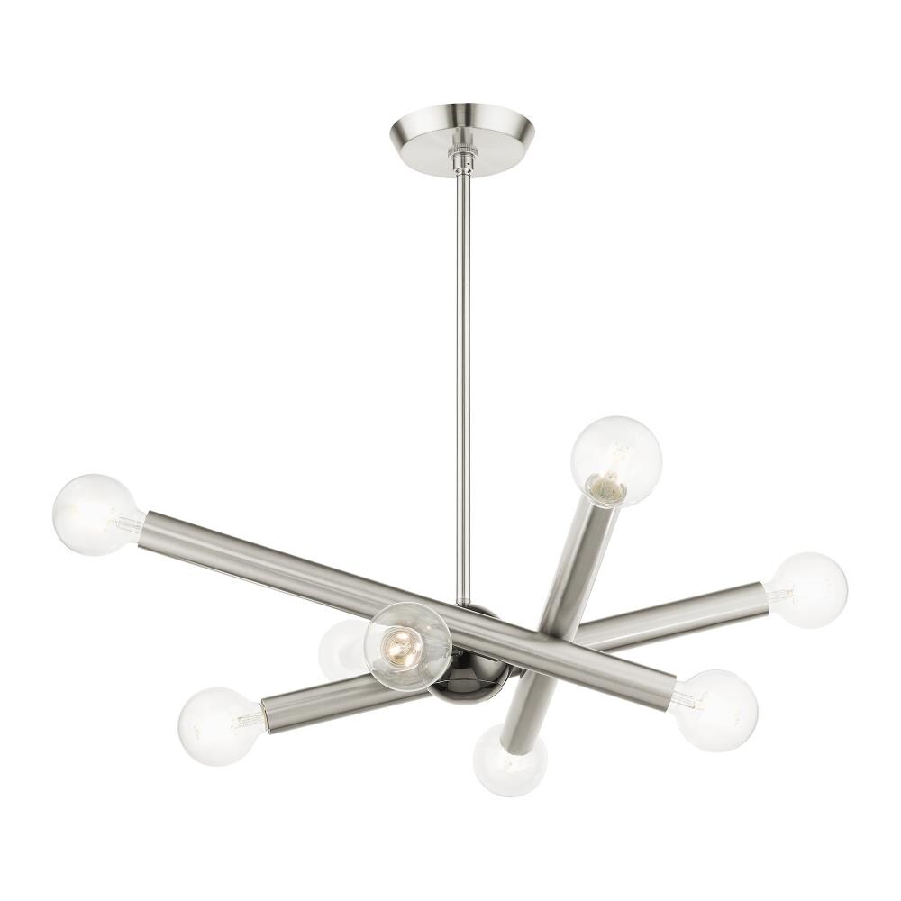 Stafford 8-Light Brushed Nickel Sputnik Chandelier