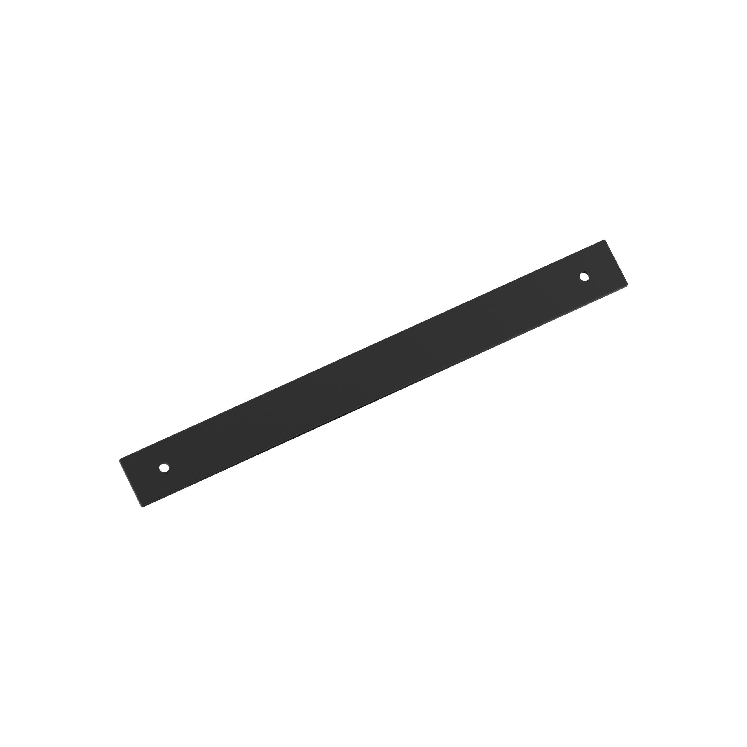 Amerock BP37766MB Matte Black Steel Backplate