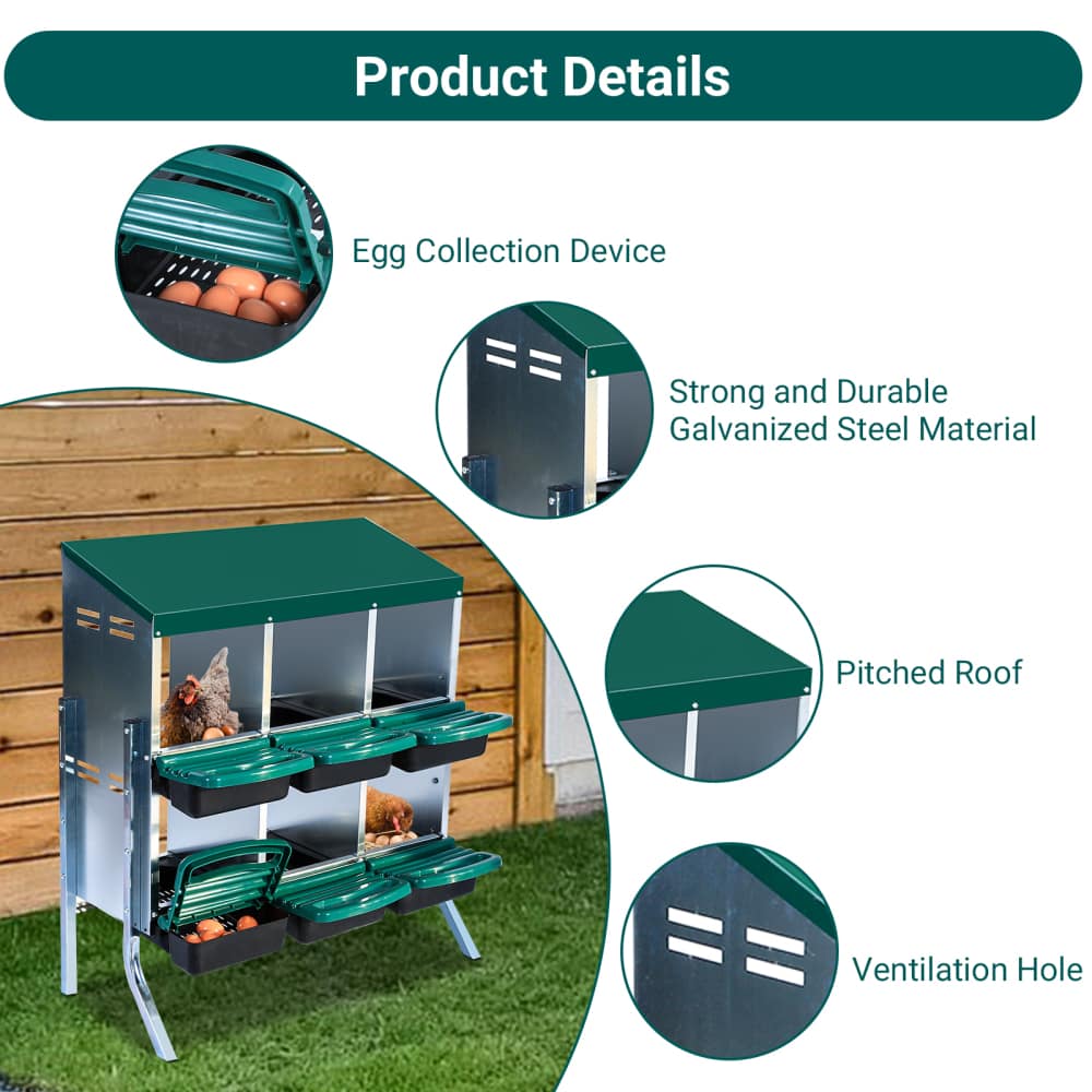 Qeetex WLS-PHO-15FEGHPJ Chicken-Coops-Rabbit-Hutches - View #8