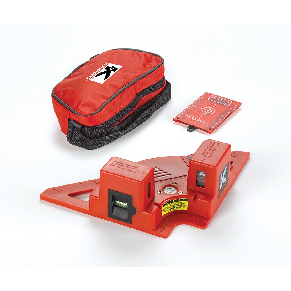 KAPRO 891 Red 100-ft Indoor Line Beam Line Generator Laser Level (Accessories Included)