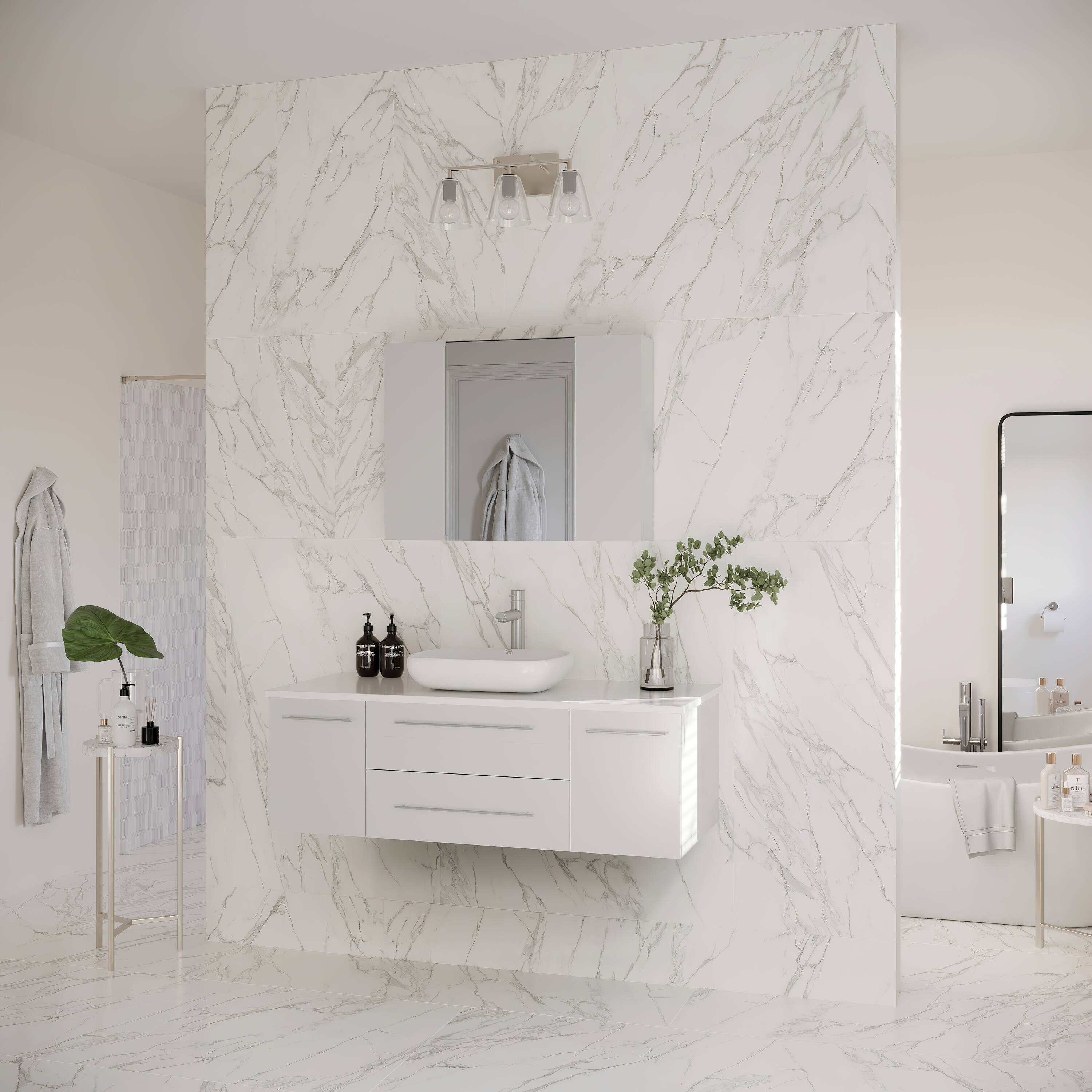Fresca FVN6148WH-VSL Bath-Vanity-Combo - View #4