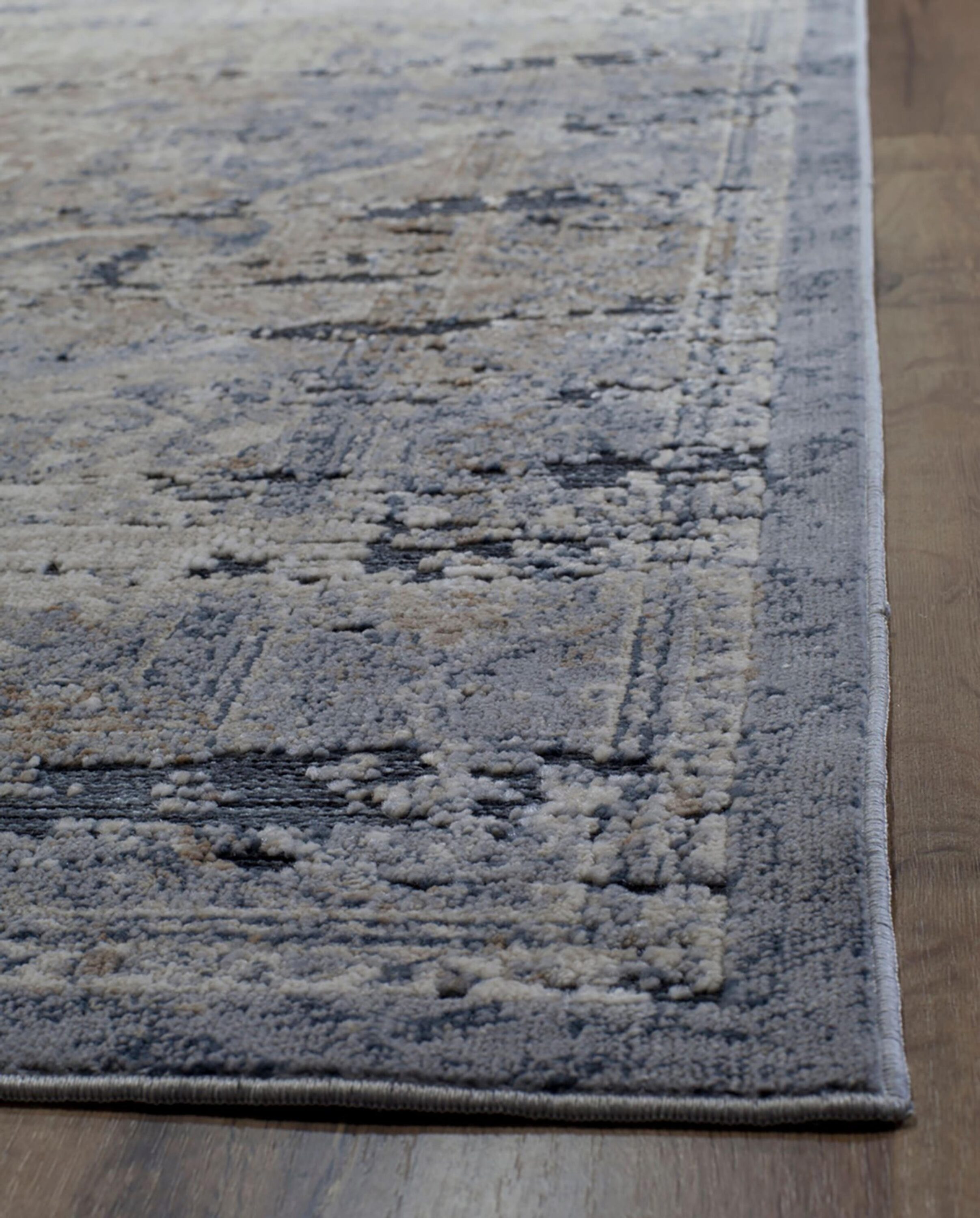 Cambridge Transitional 5' x 8' Blue Navy Synthetic Area Rug