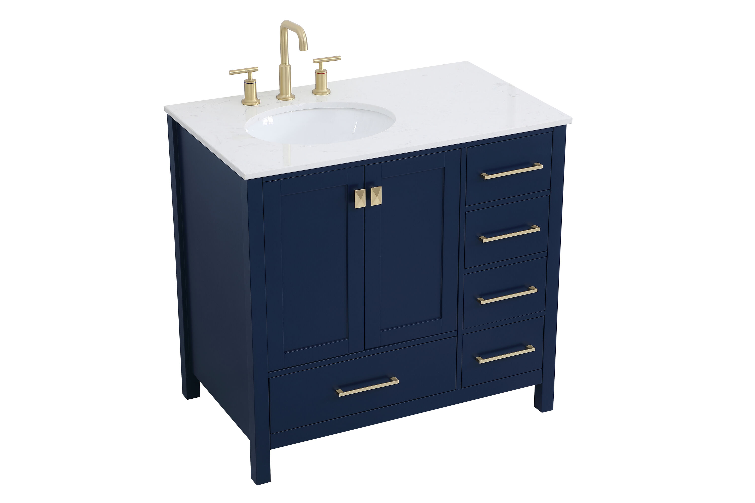 Elegant Decor FI56436BL Bath-Vanity-Combo - View #4