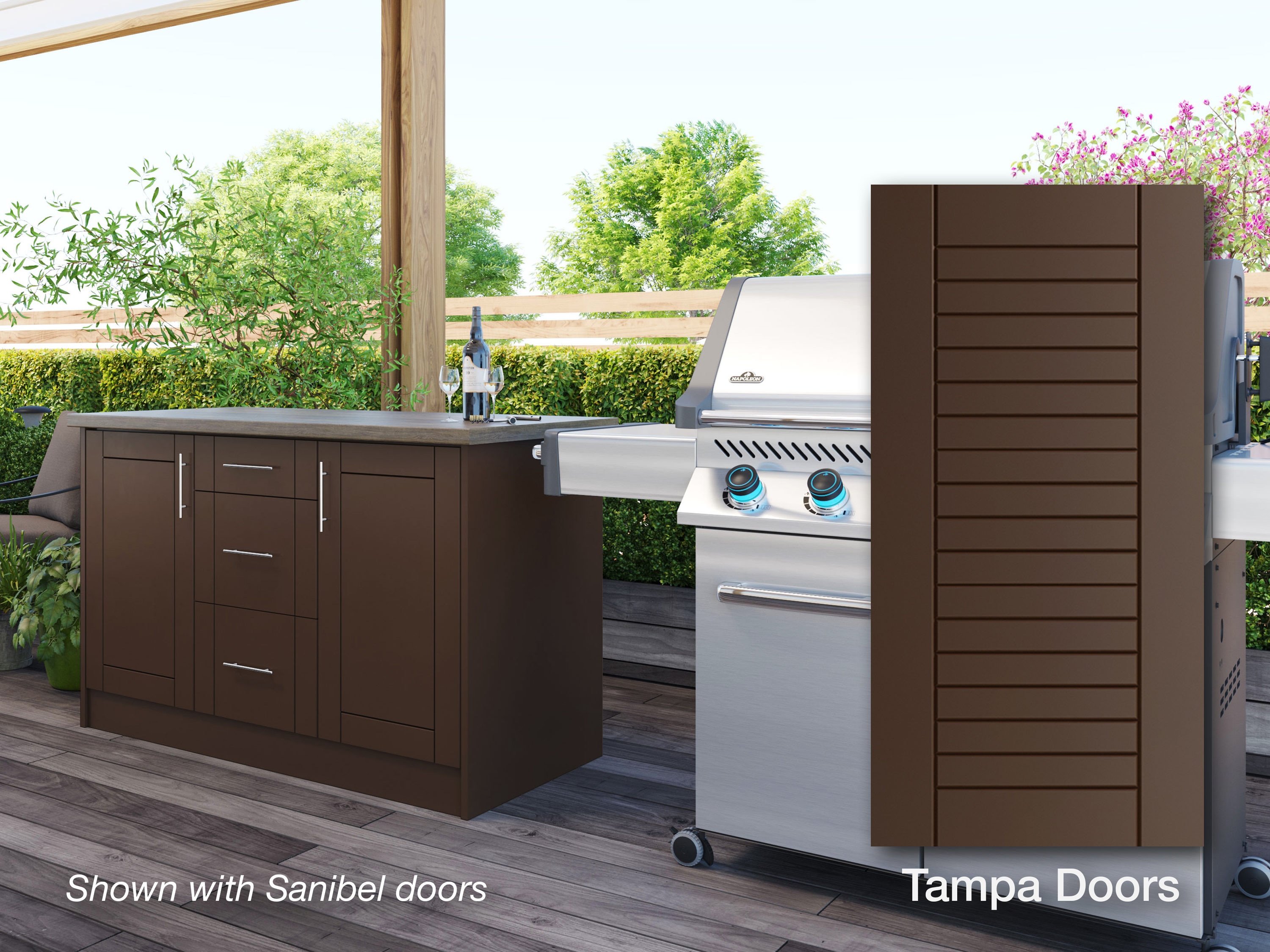 WeatherStrong WSE54WC-TDB Modular-Outdoor-Kitchens - View #2