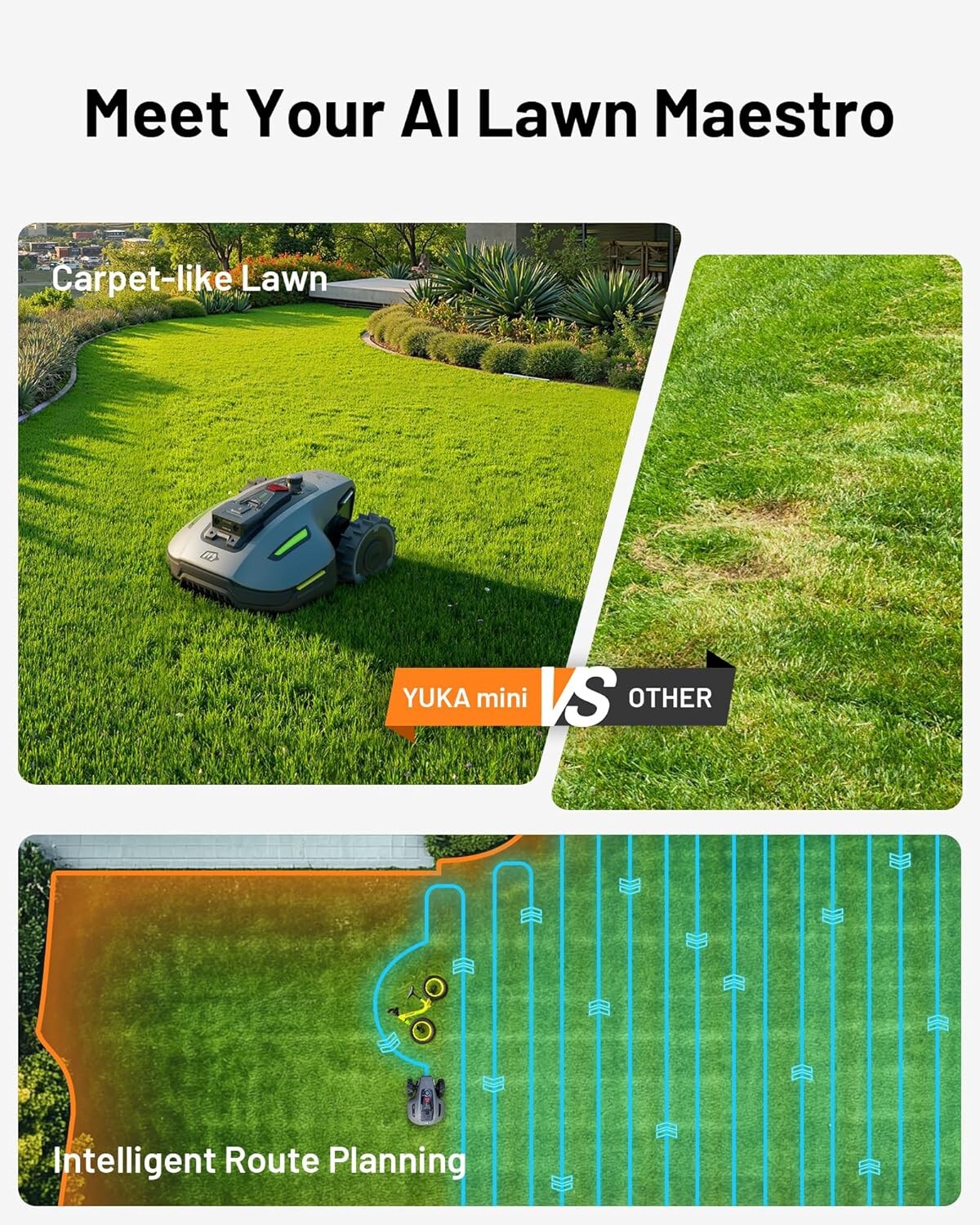 MAMMOTION YUKA MINI 800H Robotic-Mowers - View #4
