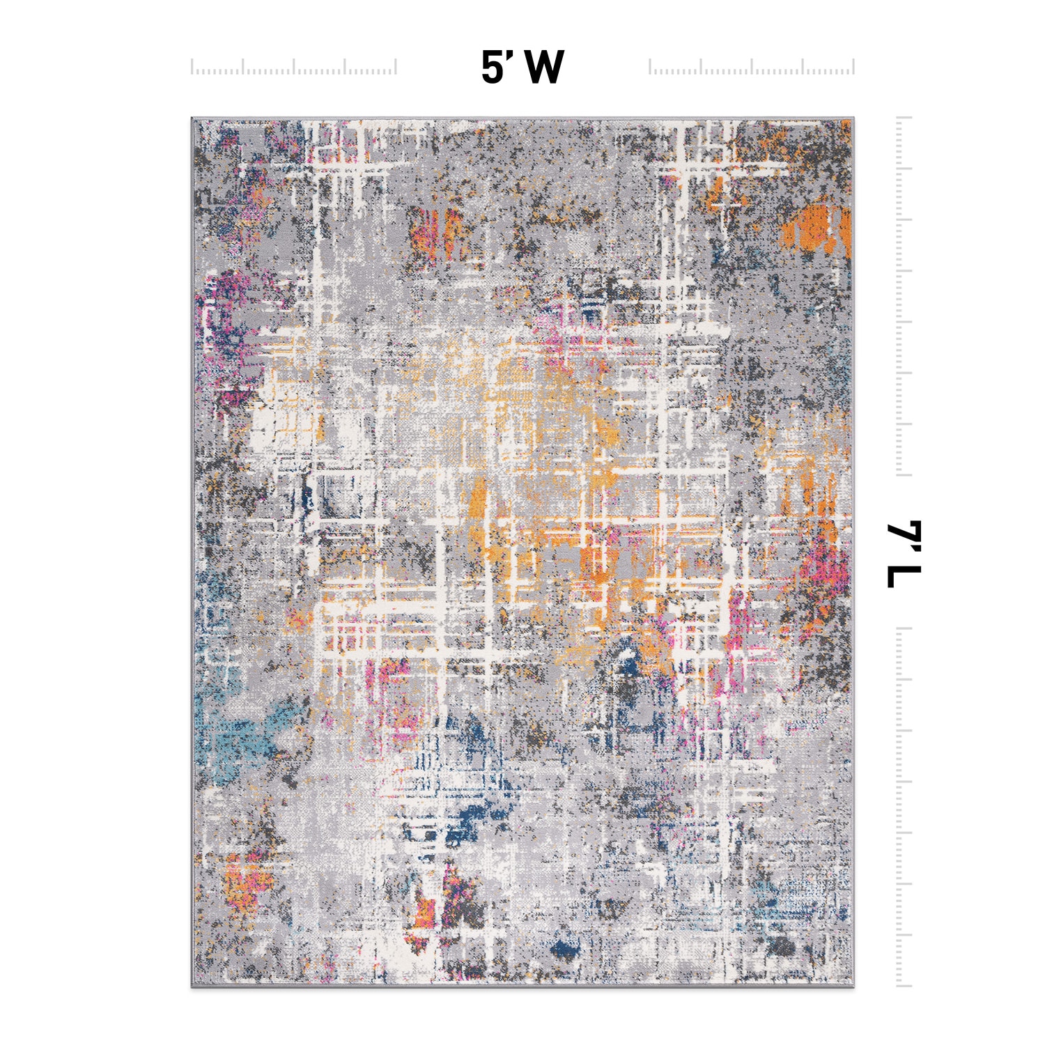 World Rug Gallery 2100MULTI5X7 rugs - View #2