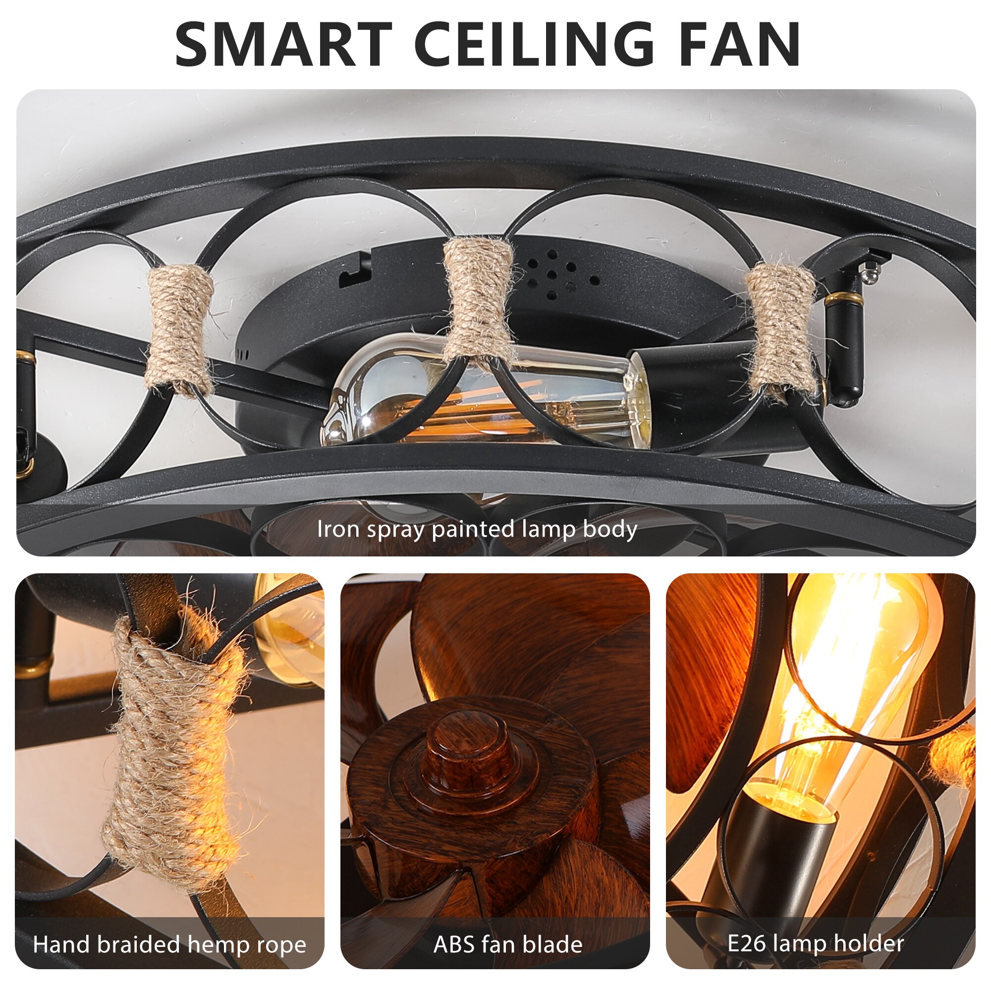 LUCKY ONE LO-LC107963P Ceiling-Fans - View #3