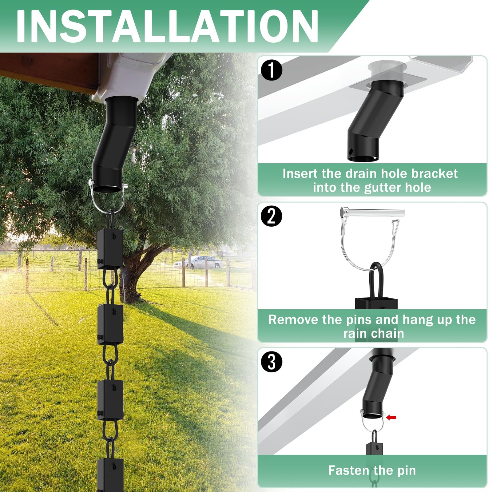 Afoxsos LAF0705F062 Rain-Chain-Accessories - View #3
