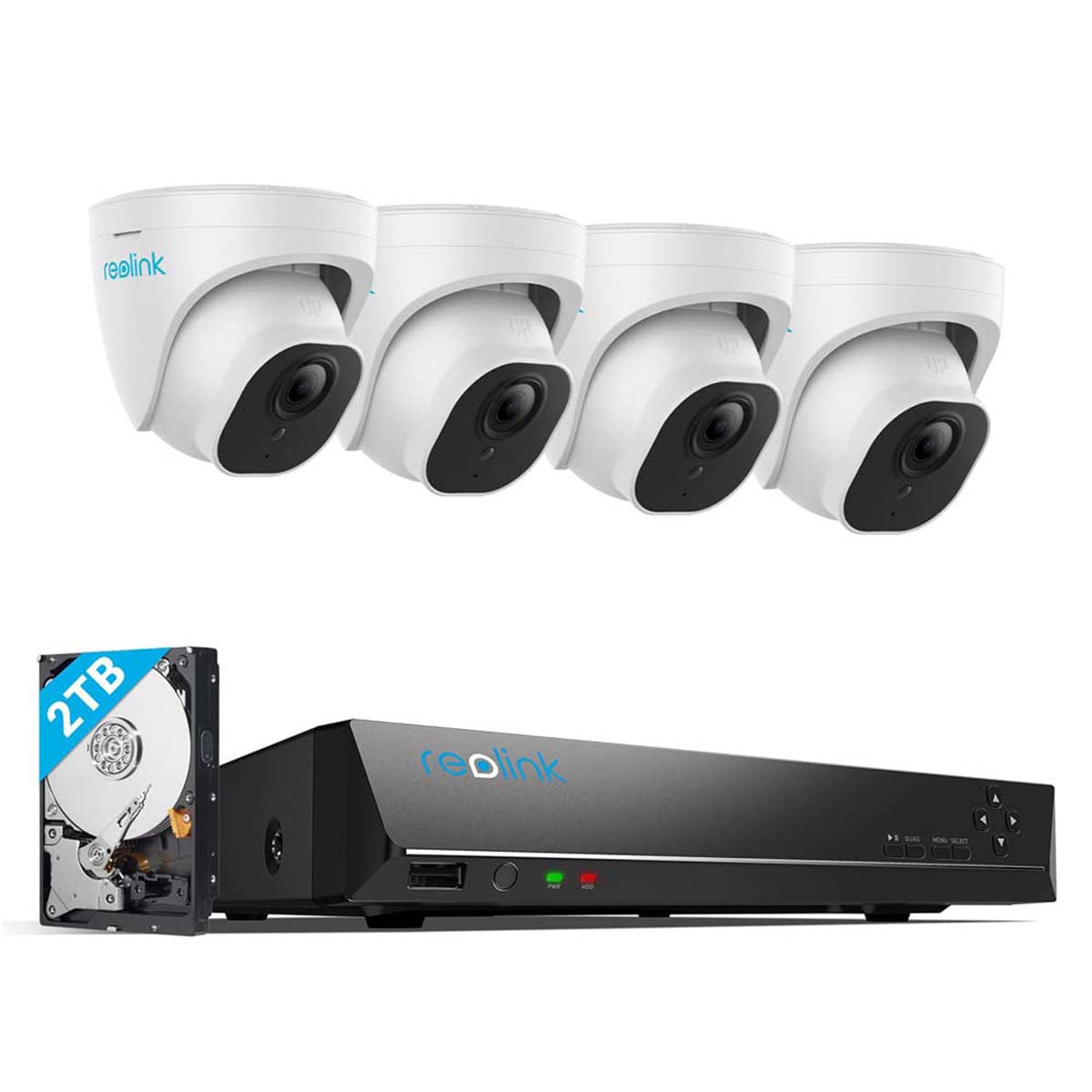 Reolink NVS8-5KB4-A 4 Camera 10MP Ultra HD Security System