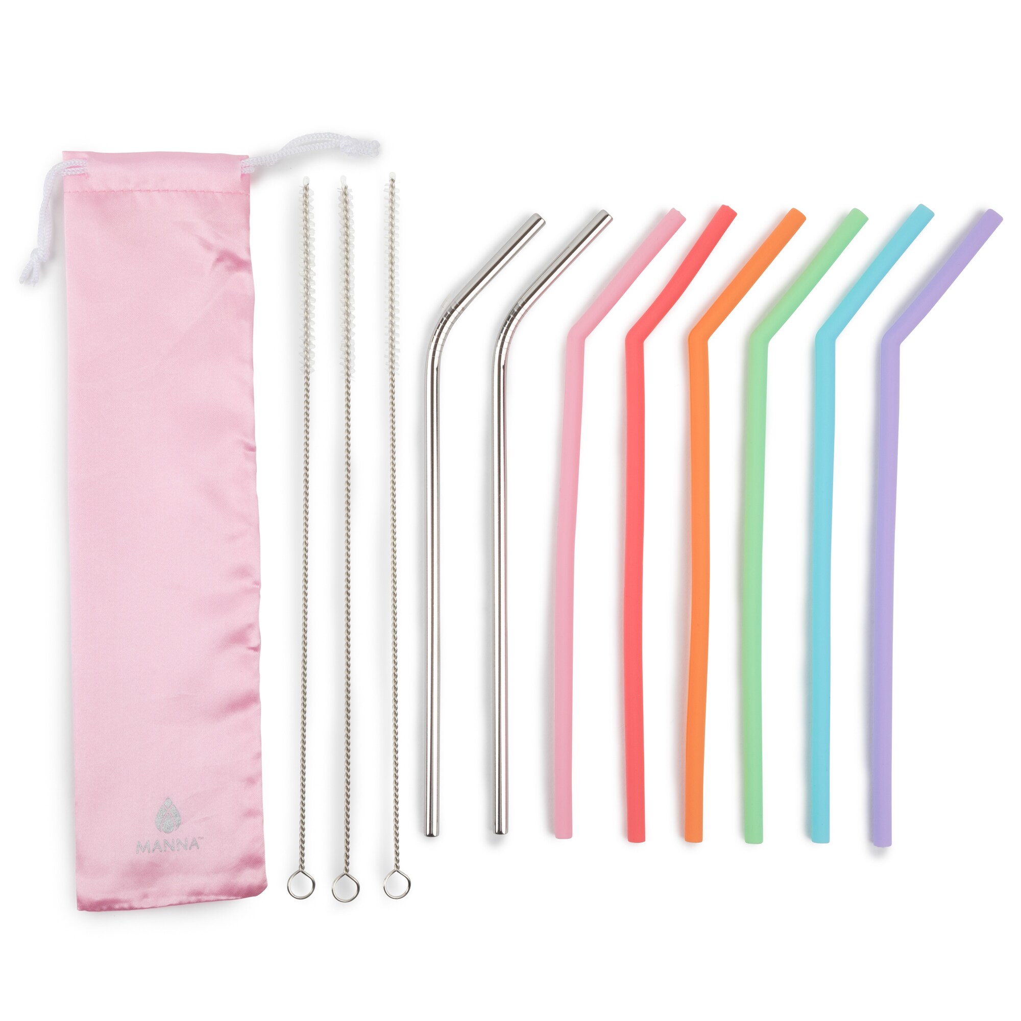 12 Pack Silicone Straw Tips for Reusable Straws Multi-Pack