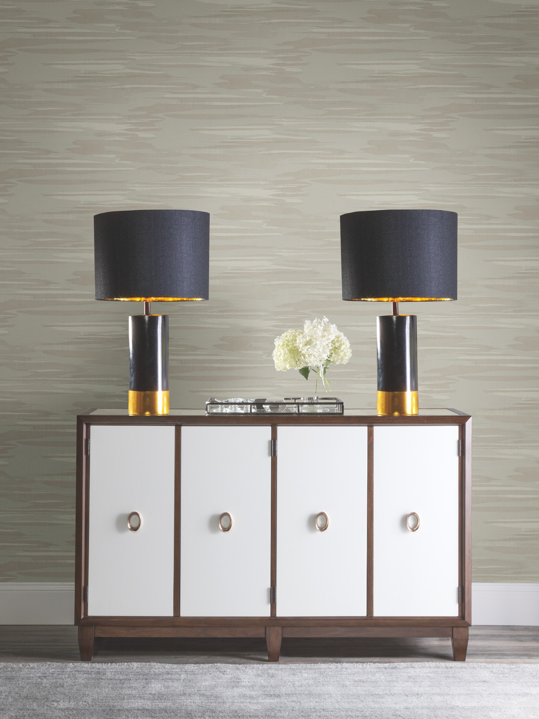 York Wallcoverings DD3824 Dazzling Dimensions Volume II 60.8-Sq. Feet White Non-woven Abstract Unpasted Wallpaper