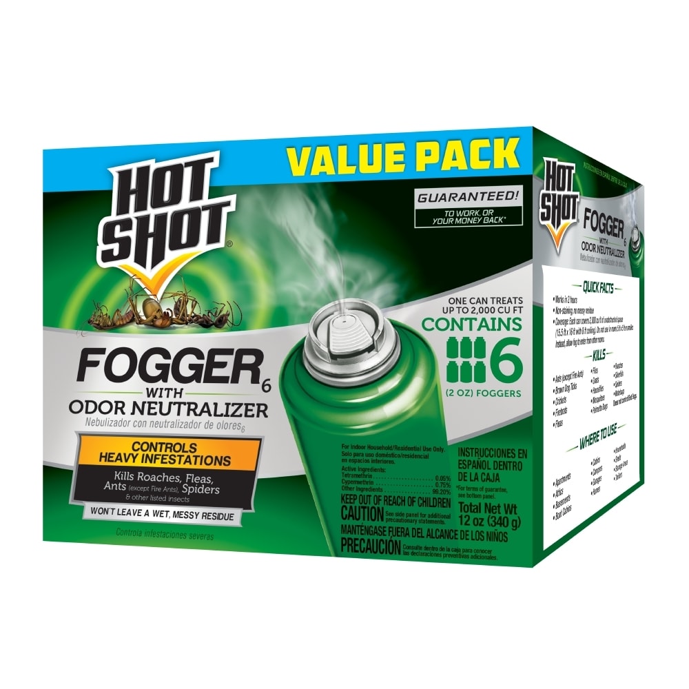 Hot Shot 2-oz Value Pack Insect Killer Fogger (6-Pack) in the