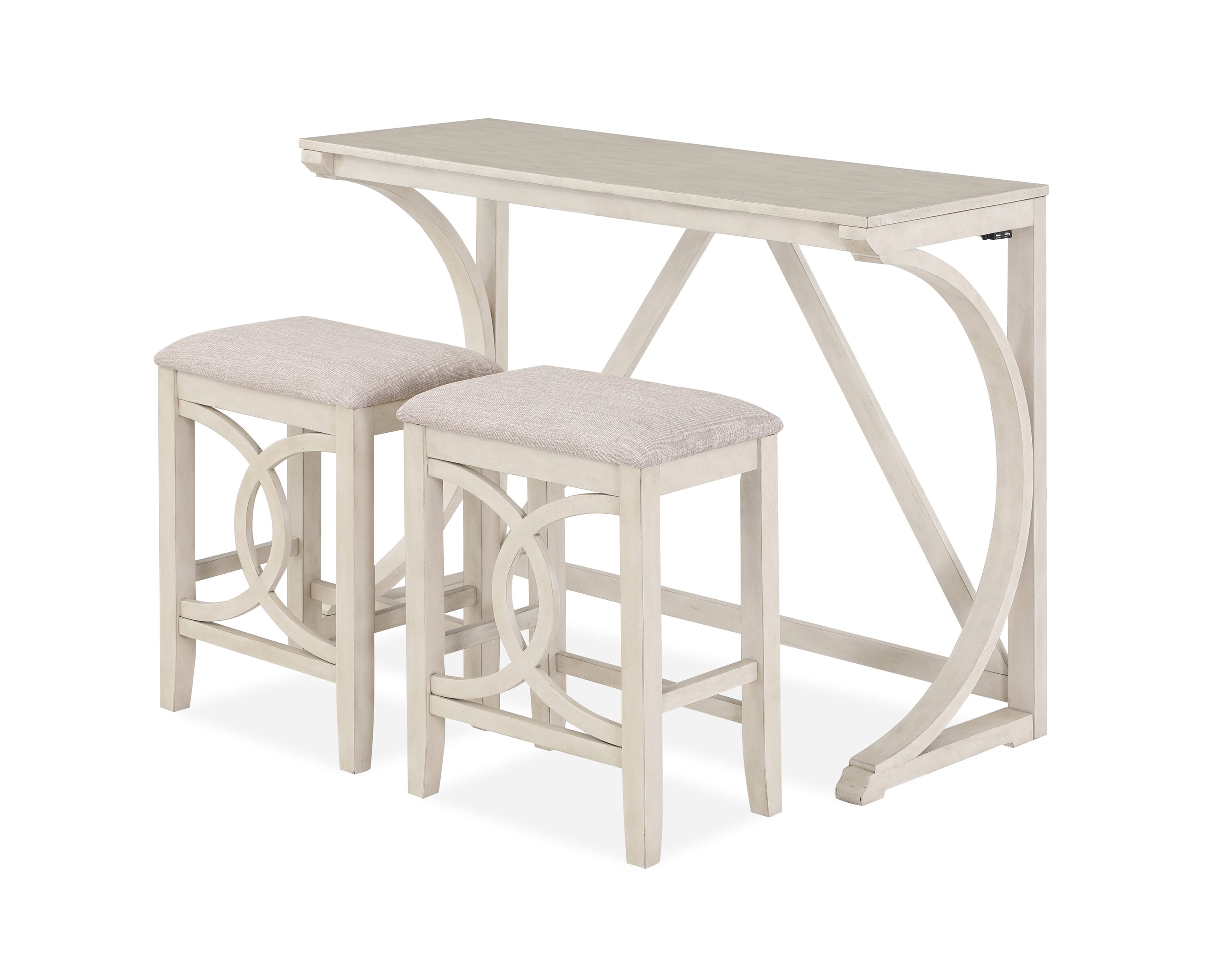 New Classic Furniture D324-3P-BSQ Dining-Sets - View #2