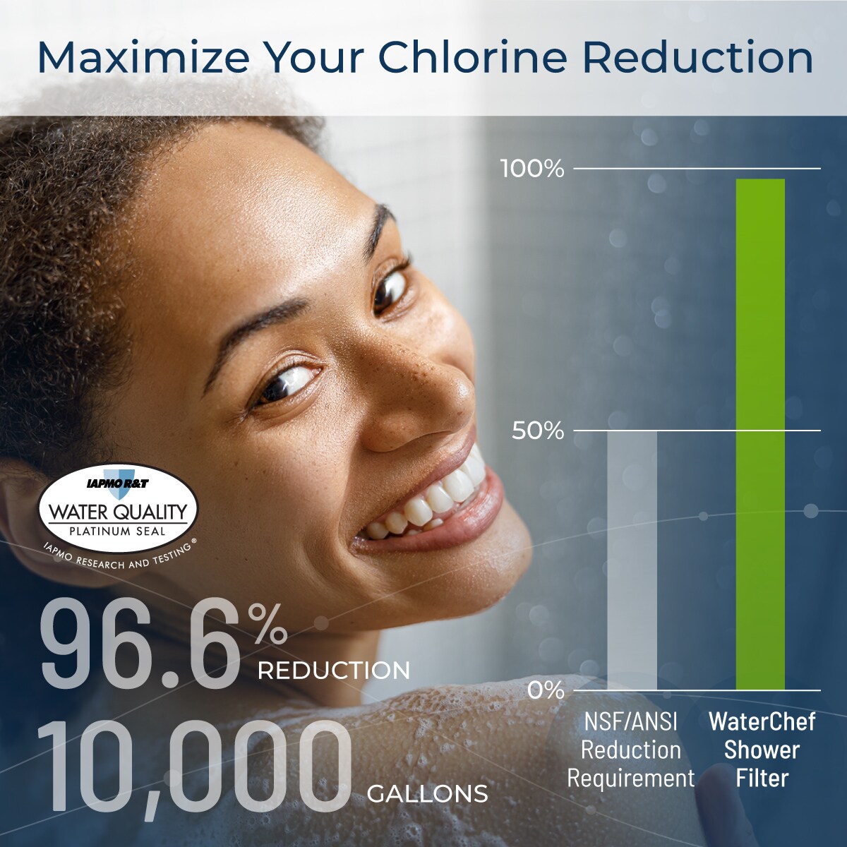WaterChef Shower Filter Replacement Cartridge in the Replacement Water ...
