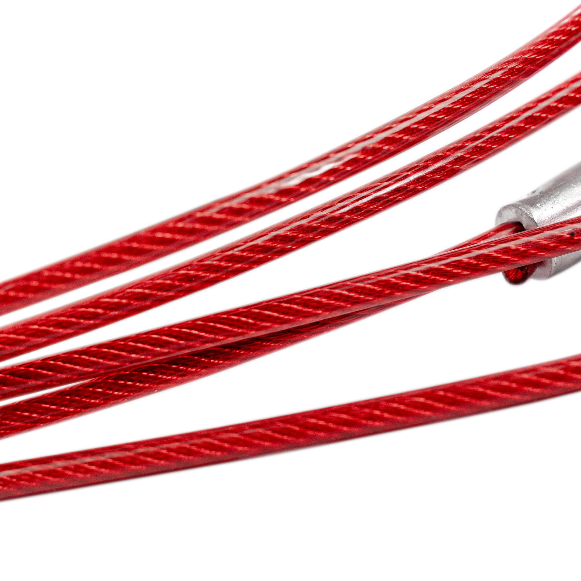 RELIABILT 1 8 in x 20 ft Weldless Galvanized red Vinyl Coated Steel Cable AC6014C at Lowes