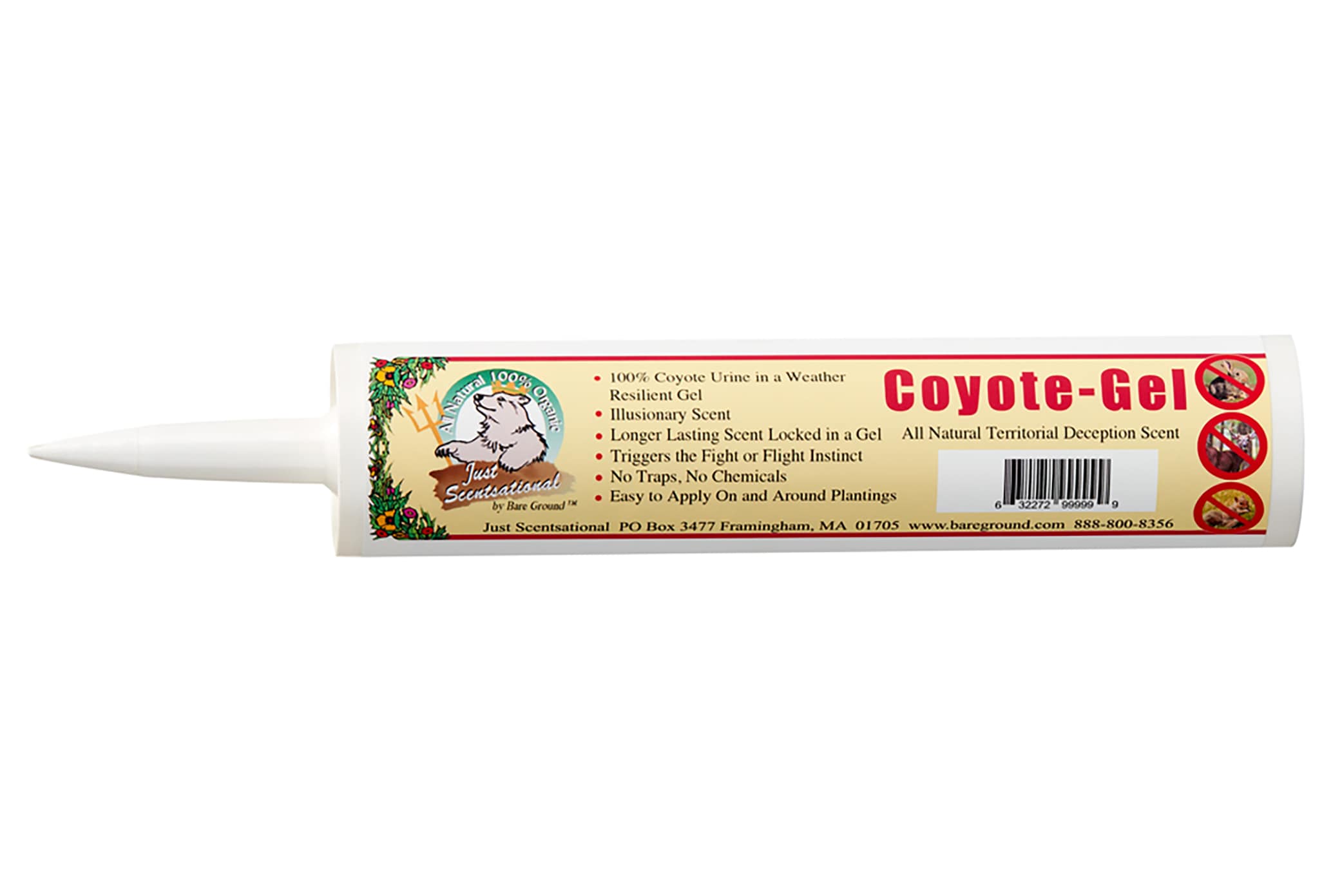 Just Scentsational Coyote Urine Predator Scent Gel 10 Tube