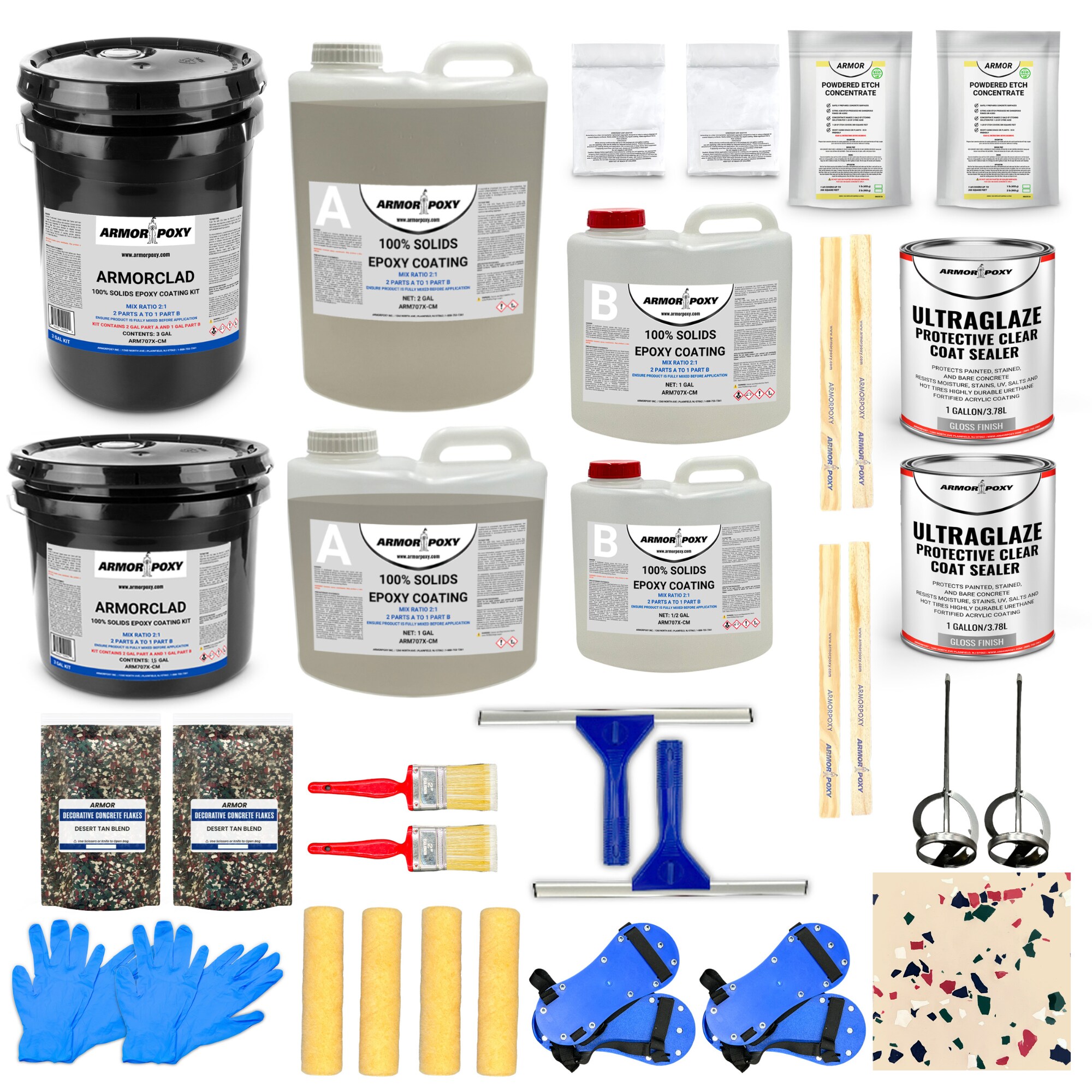 Latux Epoxy & Flooring 3 Gallon / 2 Part Kit