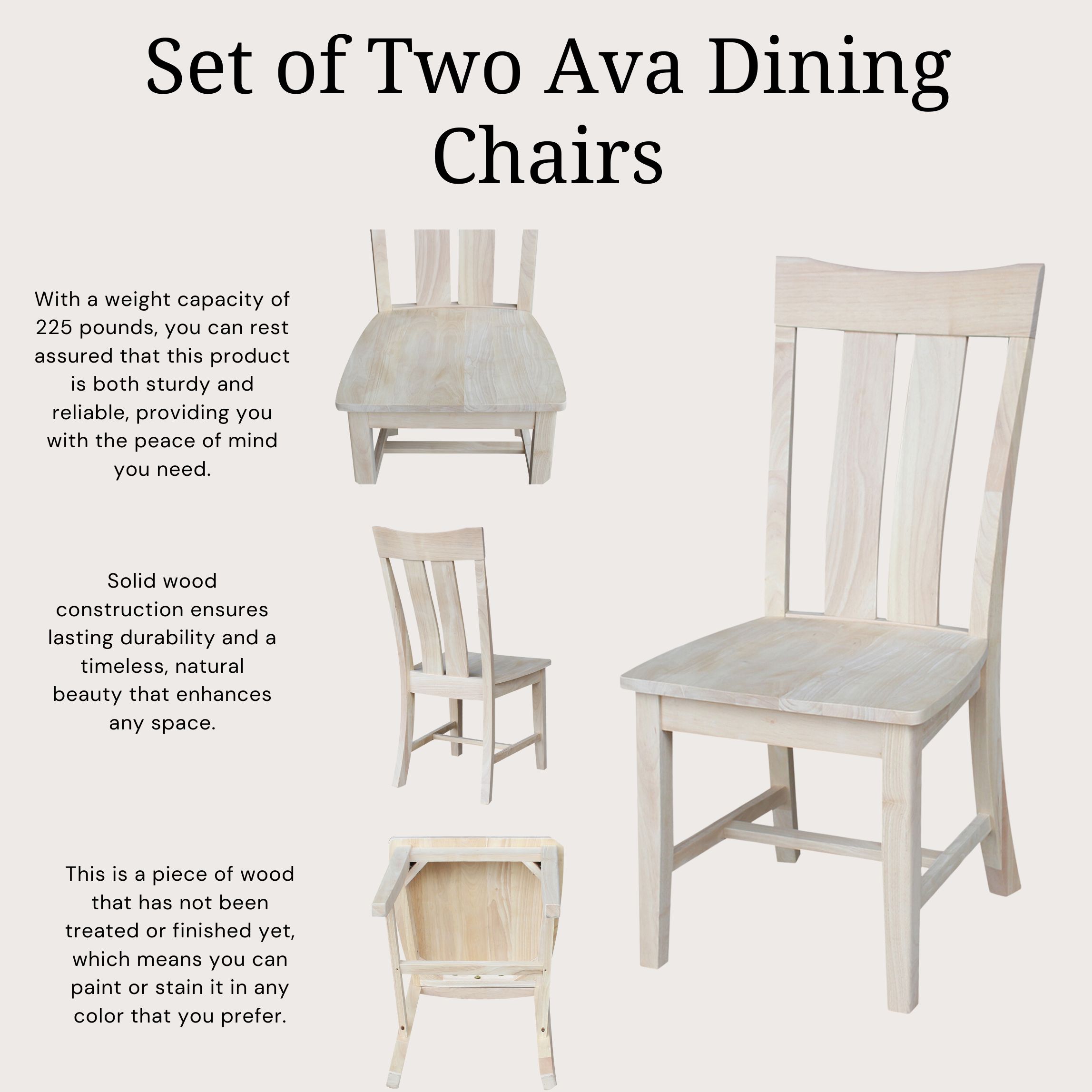 International Concepts C-13P Dining-Chairs - View #14