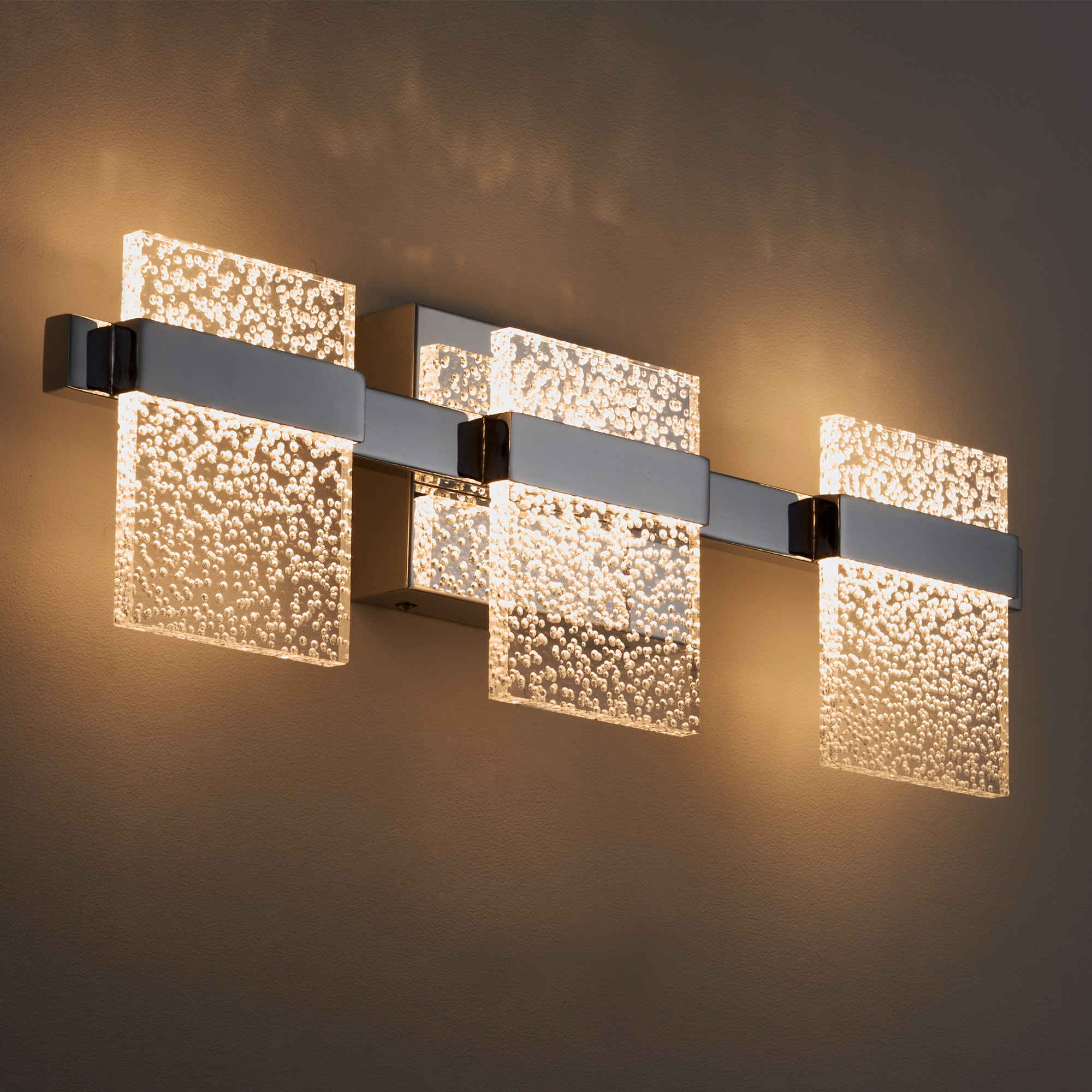 CO-Z HCF-4036-CH 22-in 3 -Light Chrome Modern/contemporary Vanity light