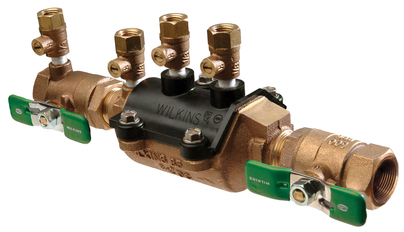 Zurn Wilkins 350 Bronze Flanged 3/4-in Double-check Backflow