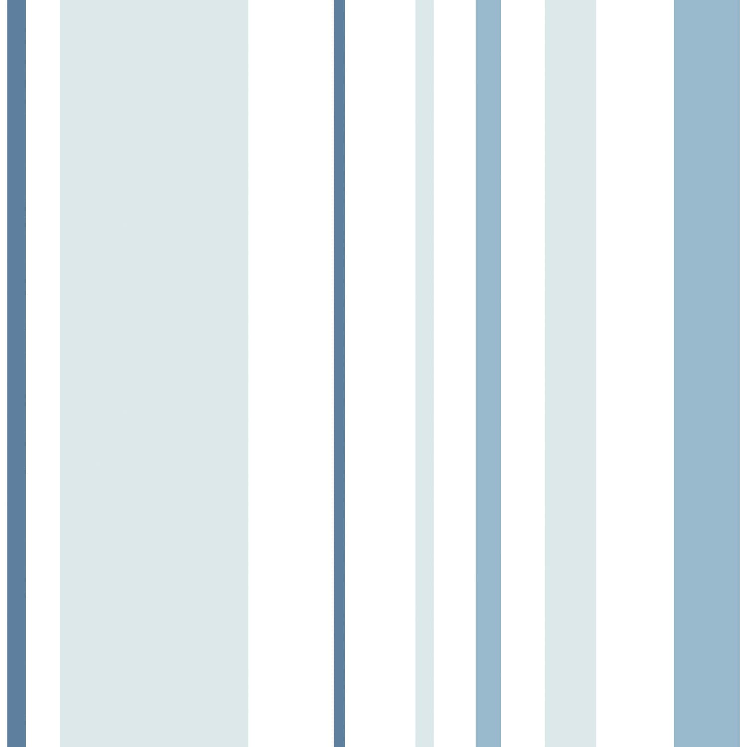 RoomMates 28.18-sq ft Blue Vinyl Stripes Self-adhesive Peel and Stick ...