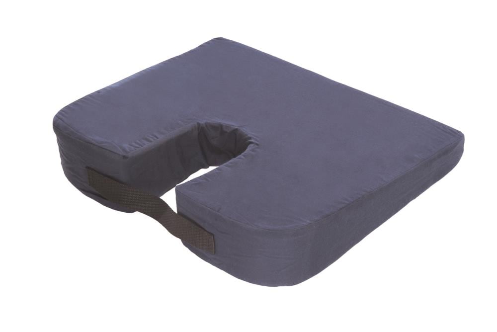 Essential Medical Supply 15-in x 14-in Foam Rectangular Coccyx Cushion