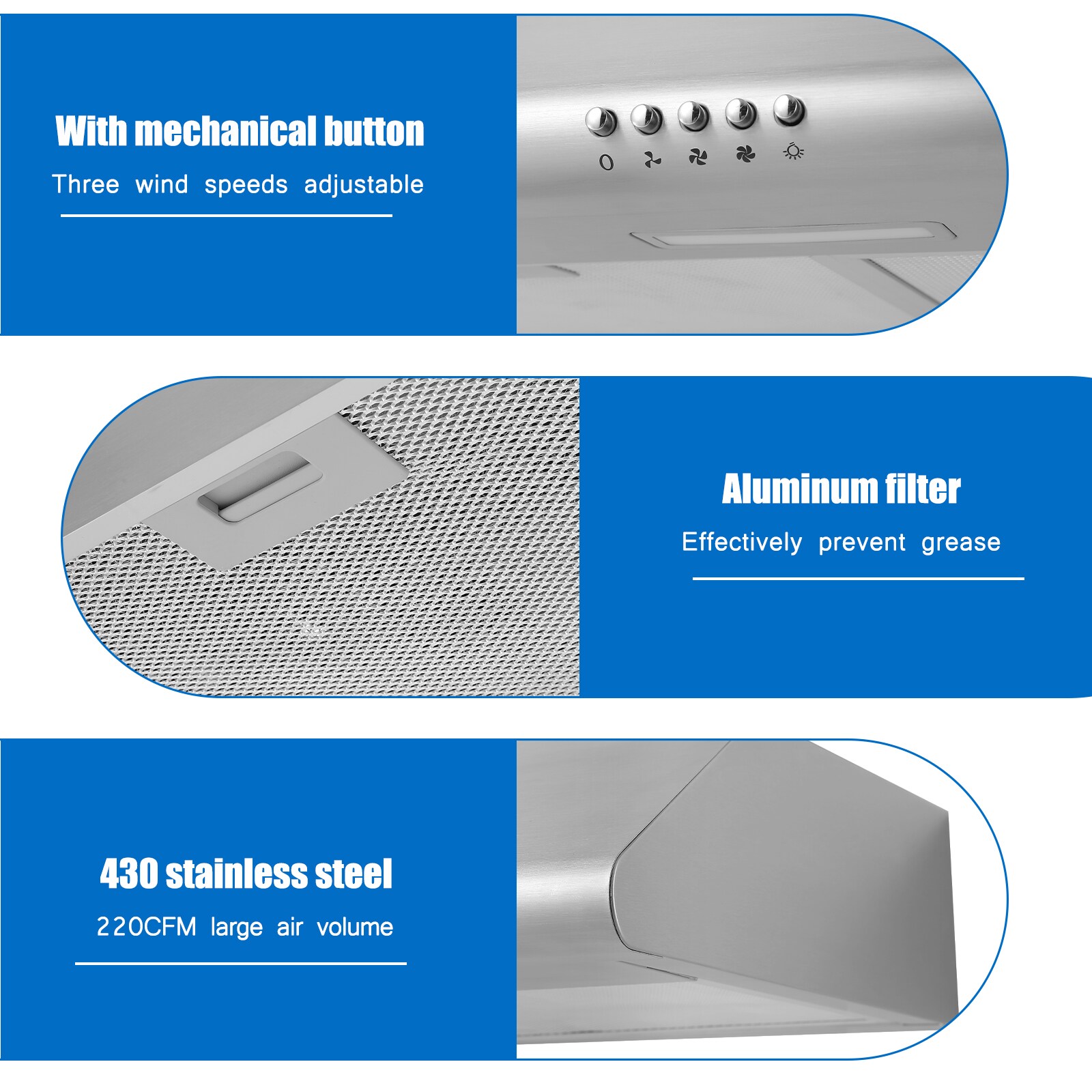 Maocao Hoom JL-CT-30220SY Undercabinet-Range-Hoods - View #6