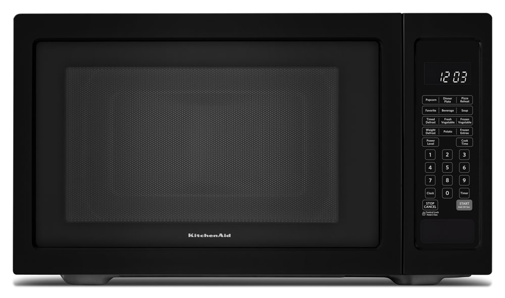 KitchenAid 1.6-cu ft 1200-Watt Sensor Cooking Controls Countertop Microwave  (Stainless Steel) at
