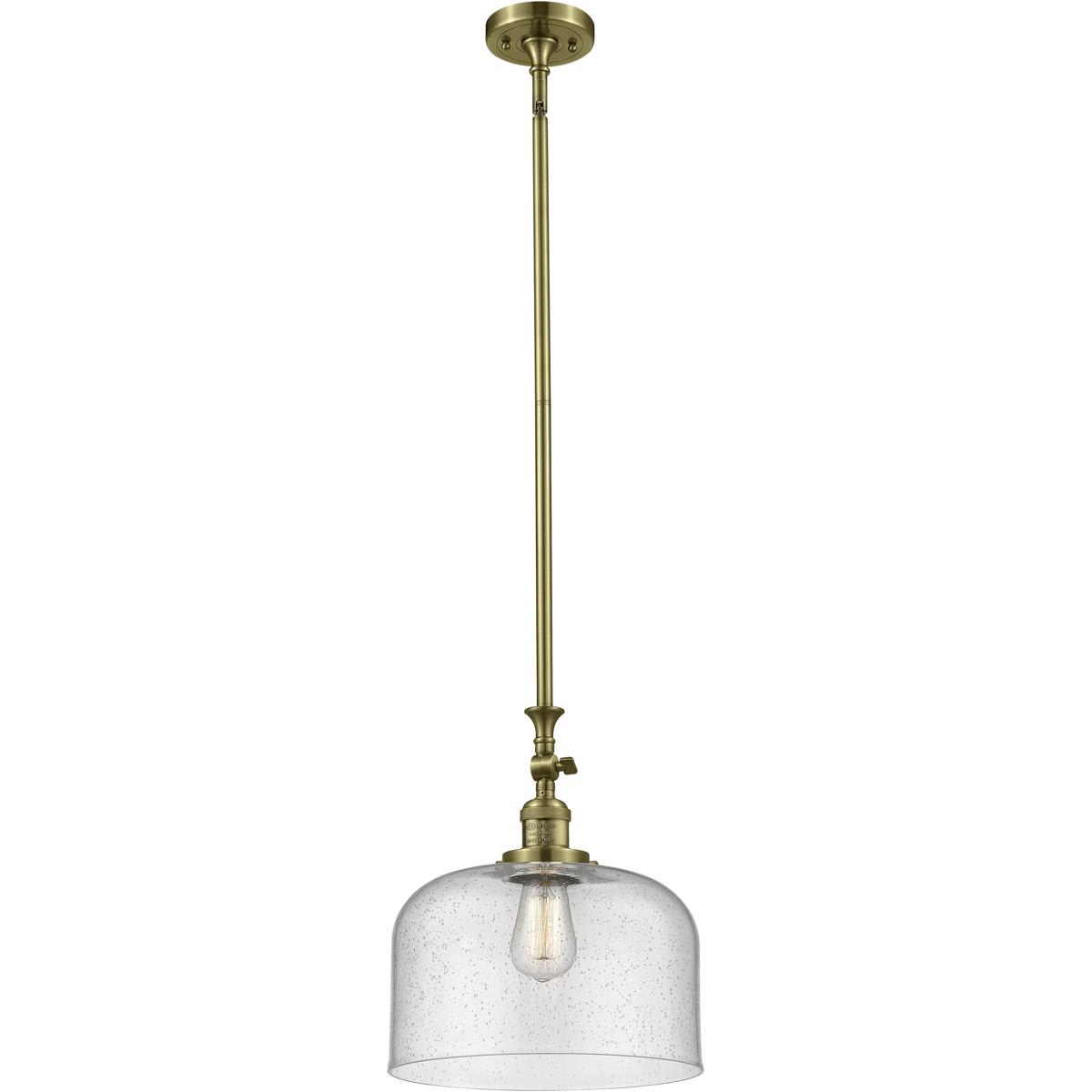 Innovations Lighting 1745084 206-AB-G74-L Franklin Restoration Bell Mini Pendant
