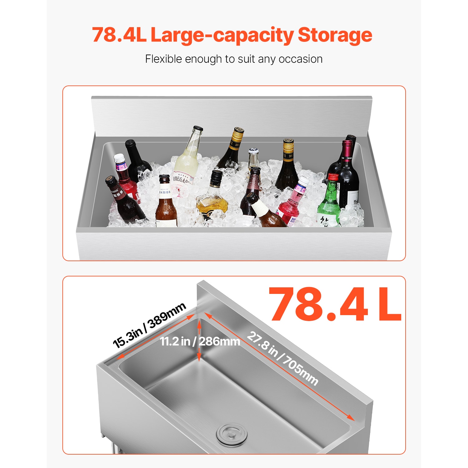 VEVOR SCDBCBX1930I06906V0 Ice-Buckets - View #2