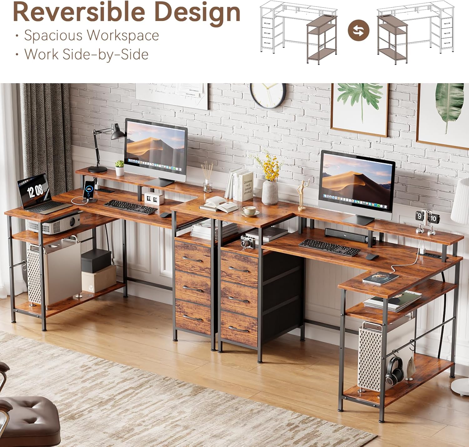 Furologee CD-041-CL-47-1-RB desks - View #7