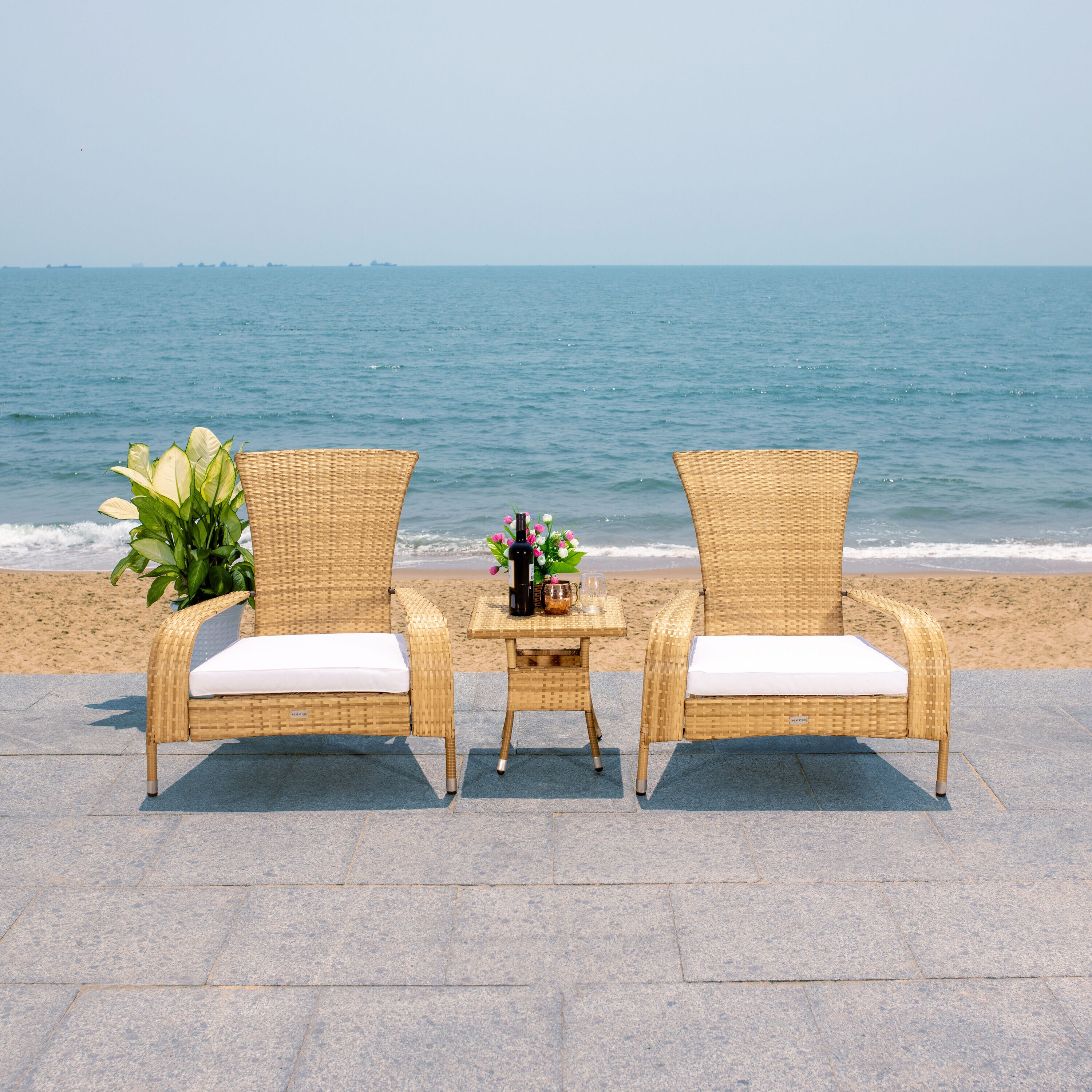 Safavieh PAT7719D Patio-Conversation-Sets - View #9
