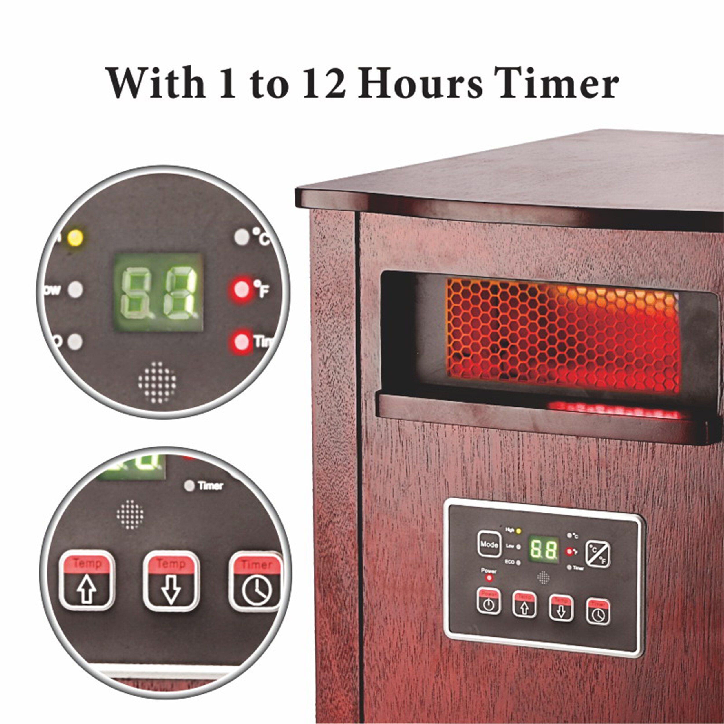 Optimus 84988565M Portable-Electric-Heat - View #4
