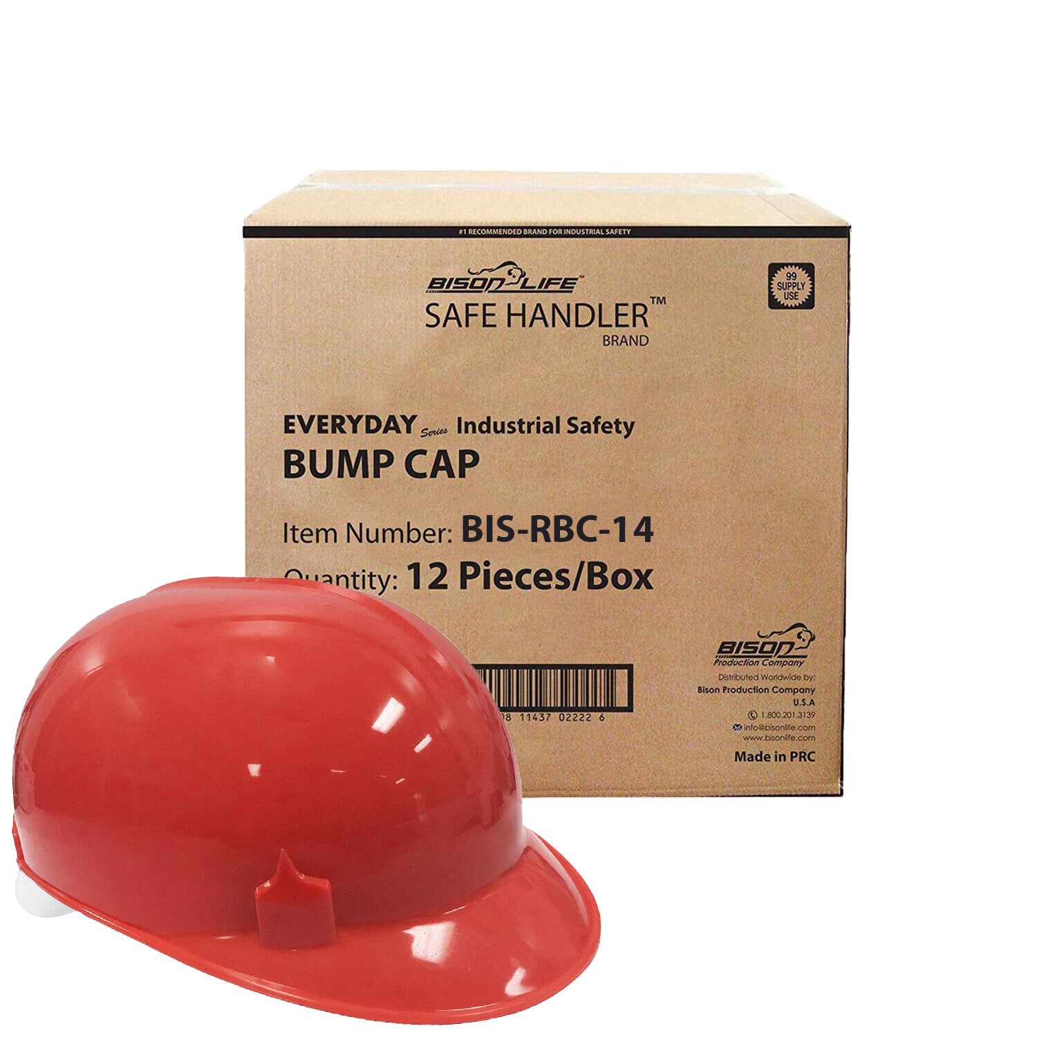 Safe Handler BIS-RBC-14 Red Hard Hat