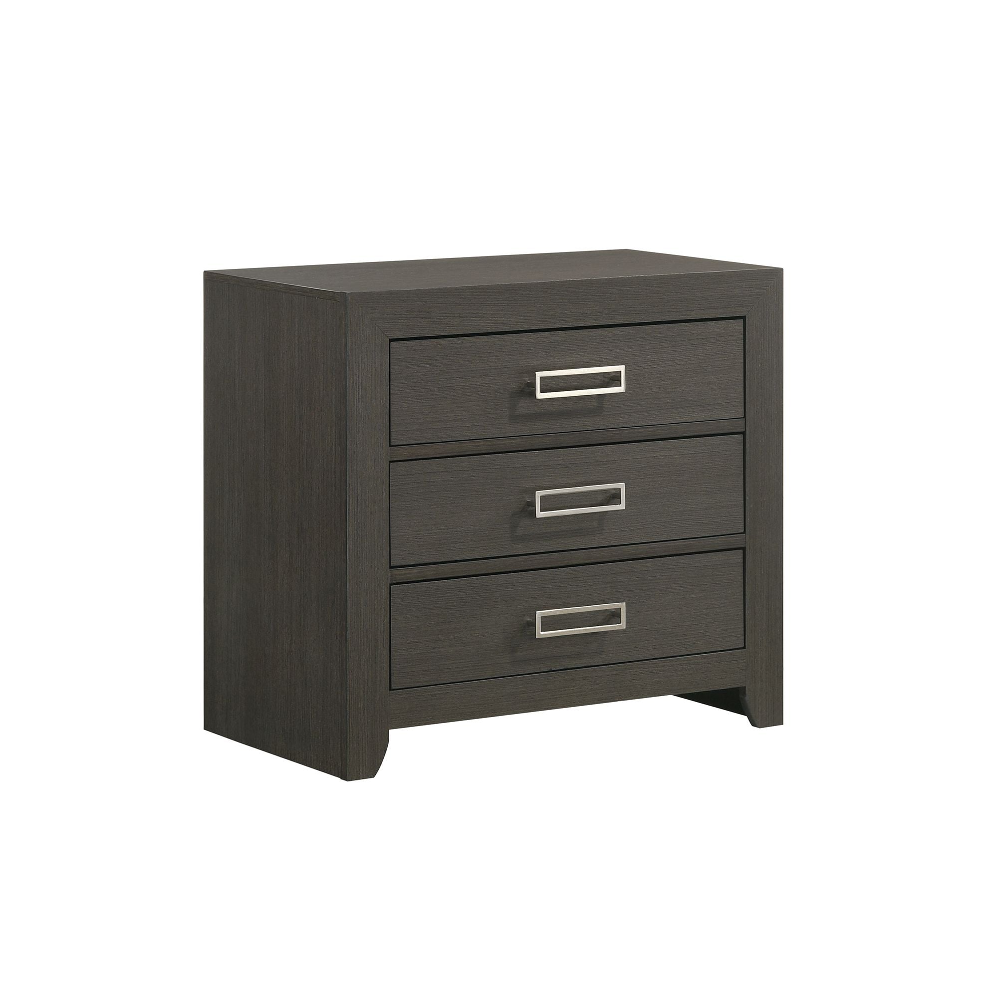 Picket House Furnishings SS550NS Grey Rubberwood Nightstand