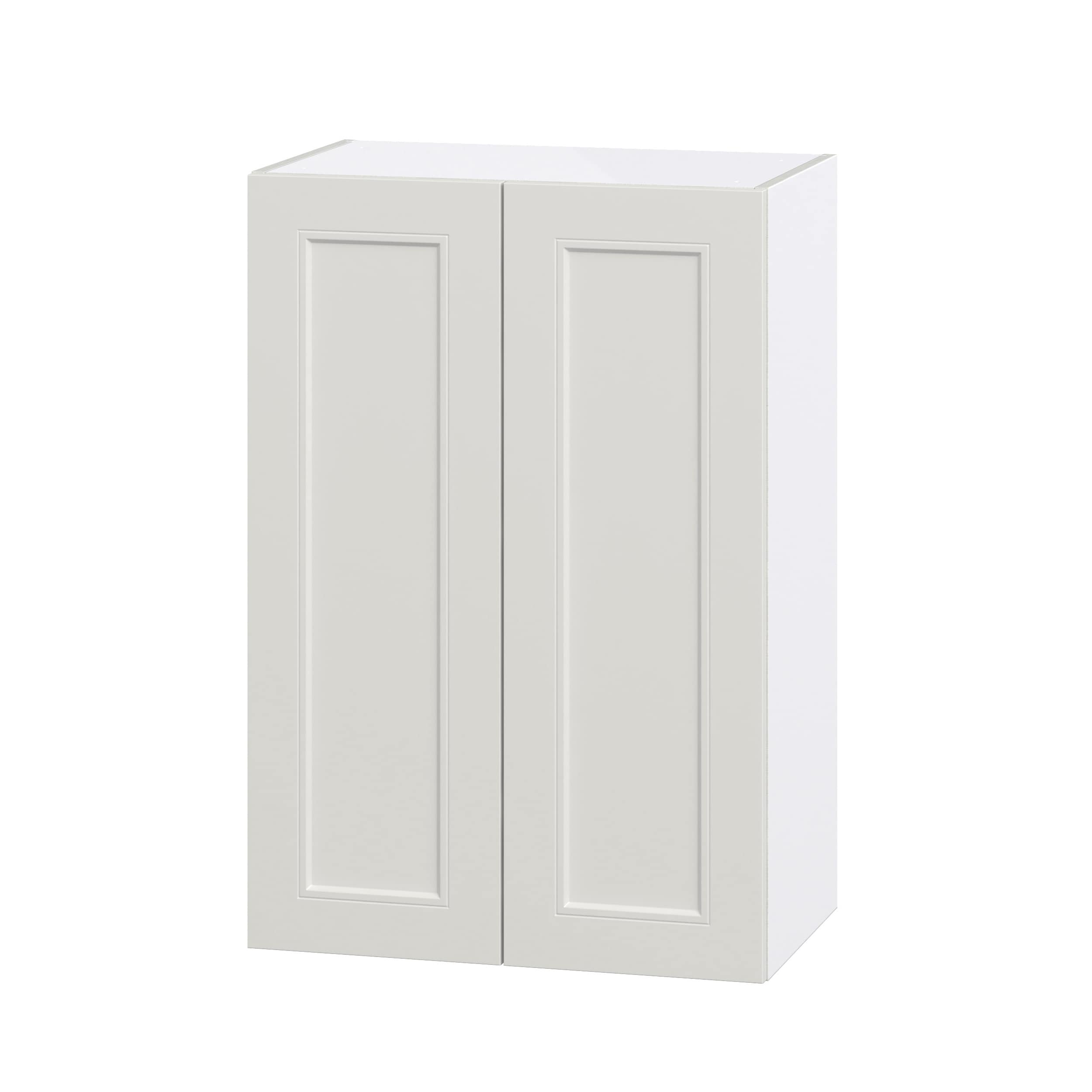 Hugo&Borg Belcourt 24-in W x 10-in H x 14-in D Gray Painted Wall Fully Assembled Cabinet (Recessed Panel Shaker Door Style)
