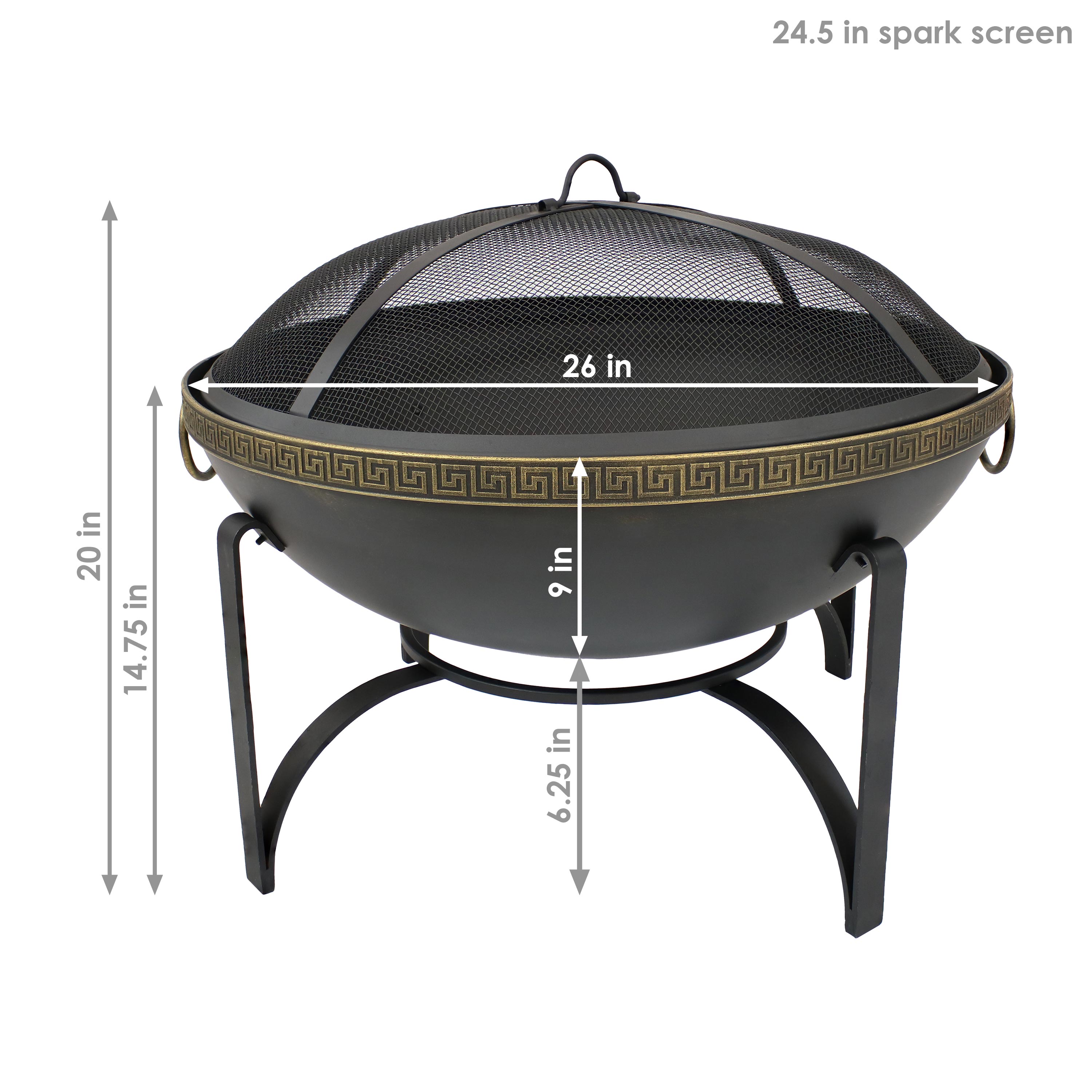Sunnydaze Decor NB-130 Outdoor-Woodburning-Firepits - View #5