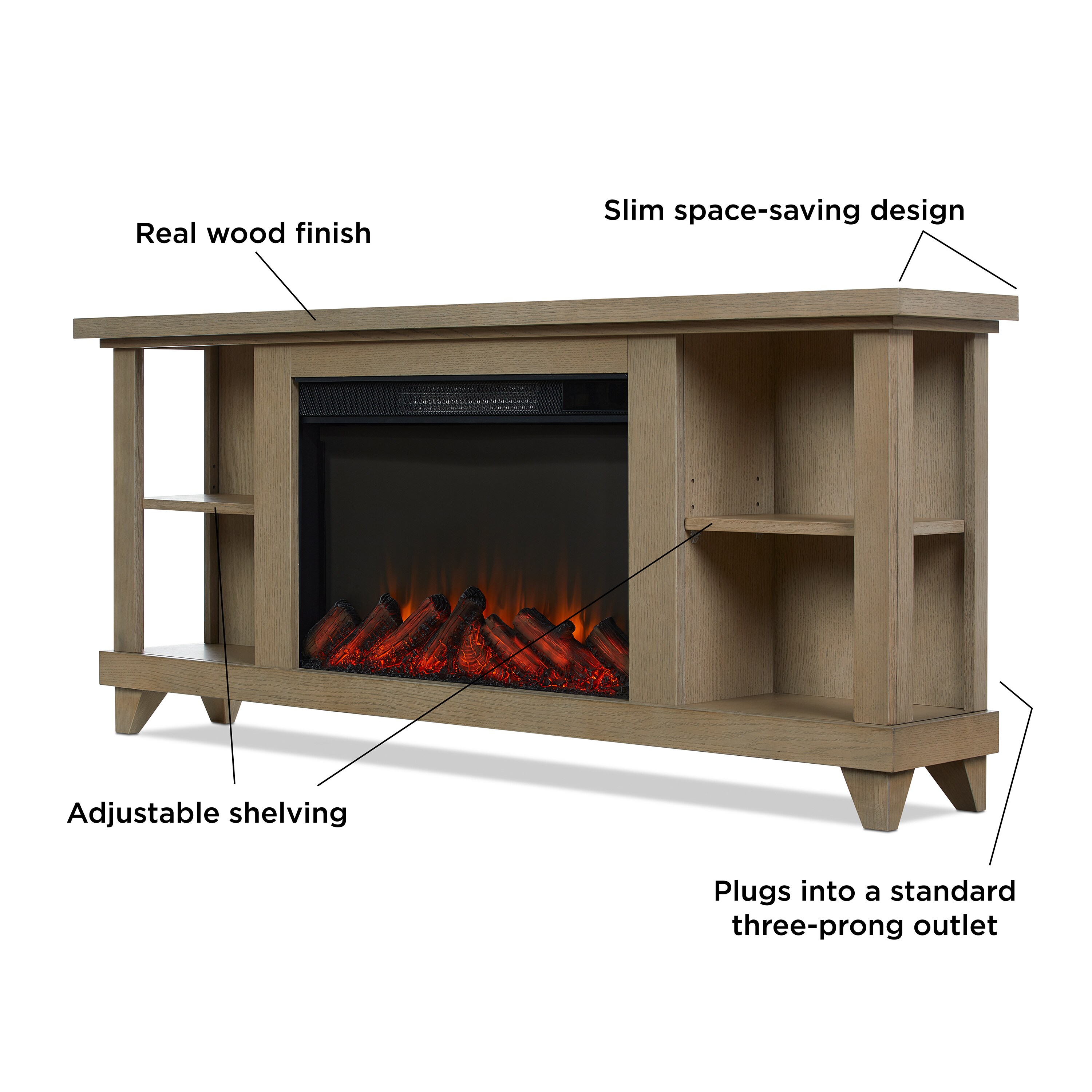 Real Flame 7770E-DRFW Electric-Fireplaces - View #2