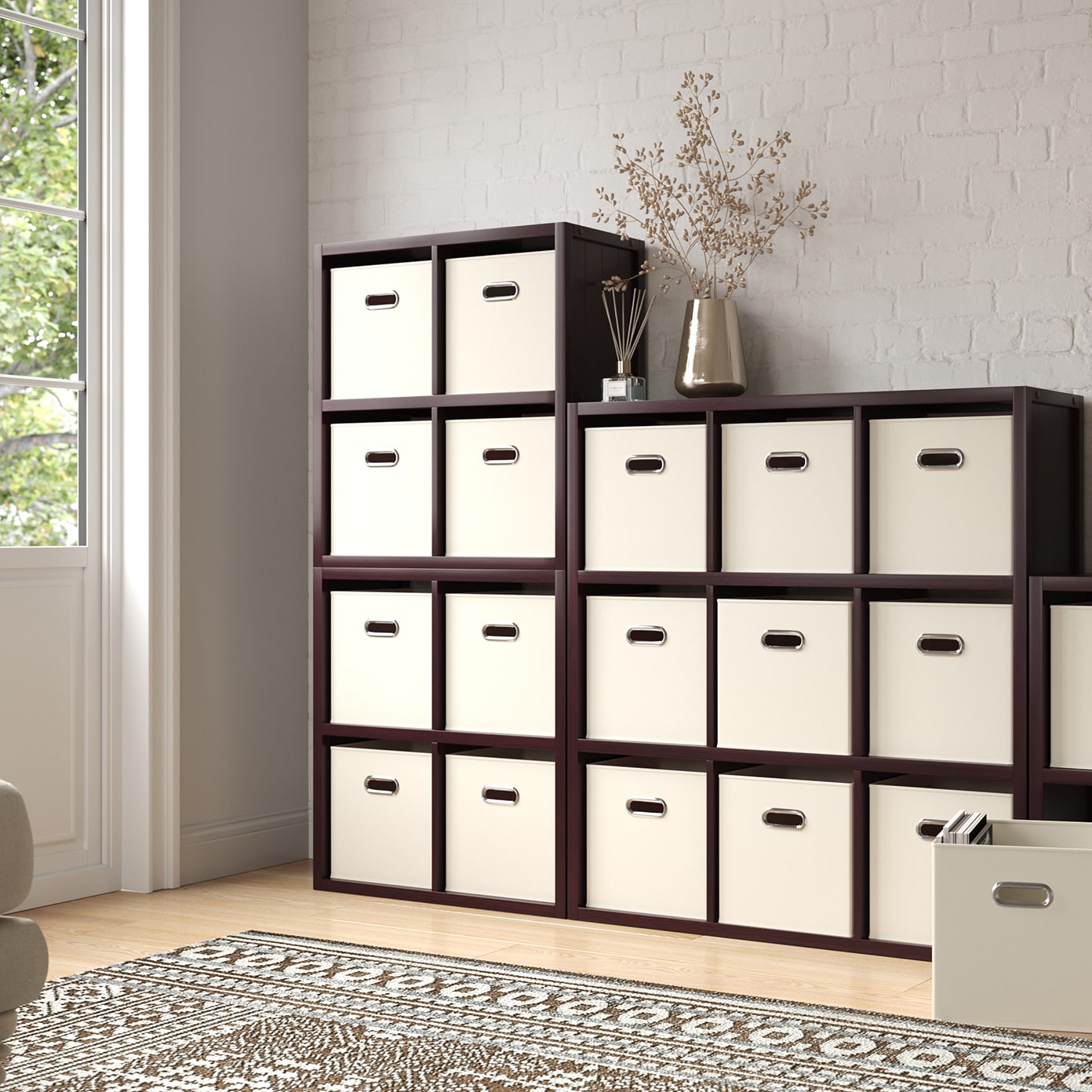 John Louis Home JLH-9C-E Laminate-Storage-Cubes - View #3