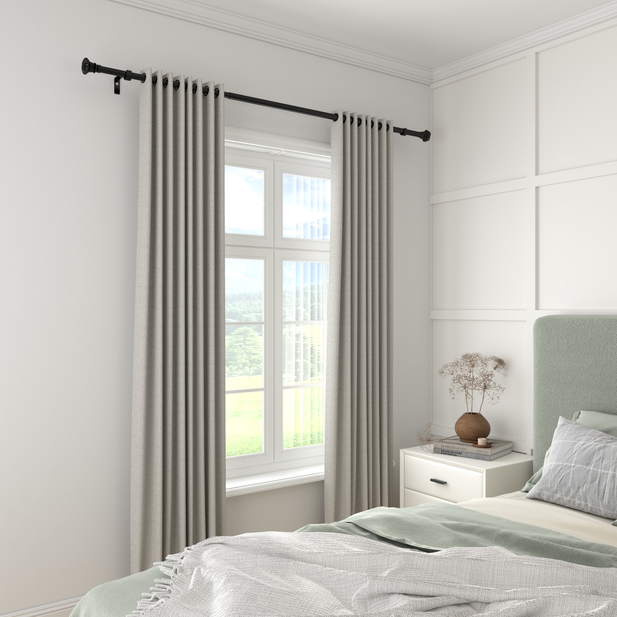 ACROMA 81928BK Curtain-Rods - View #4