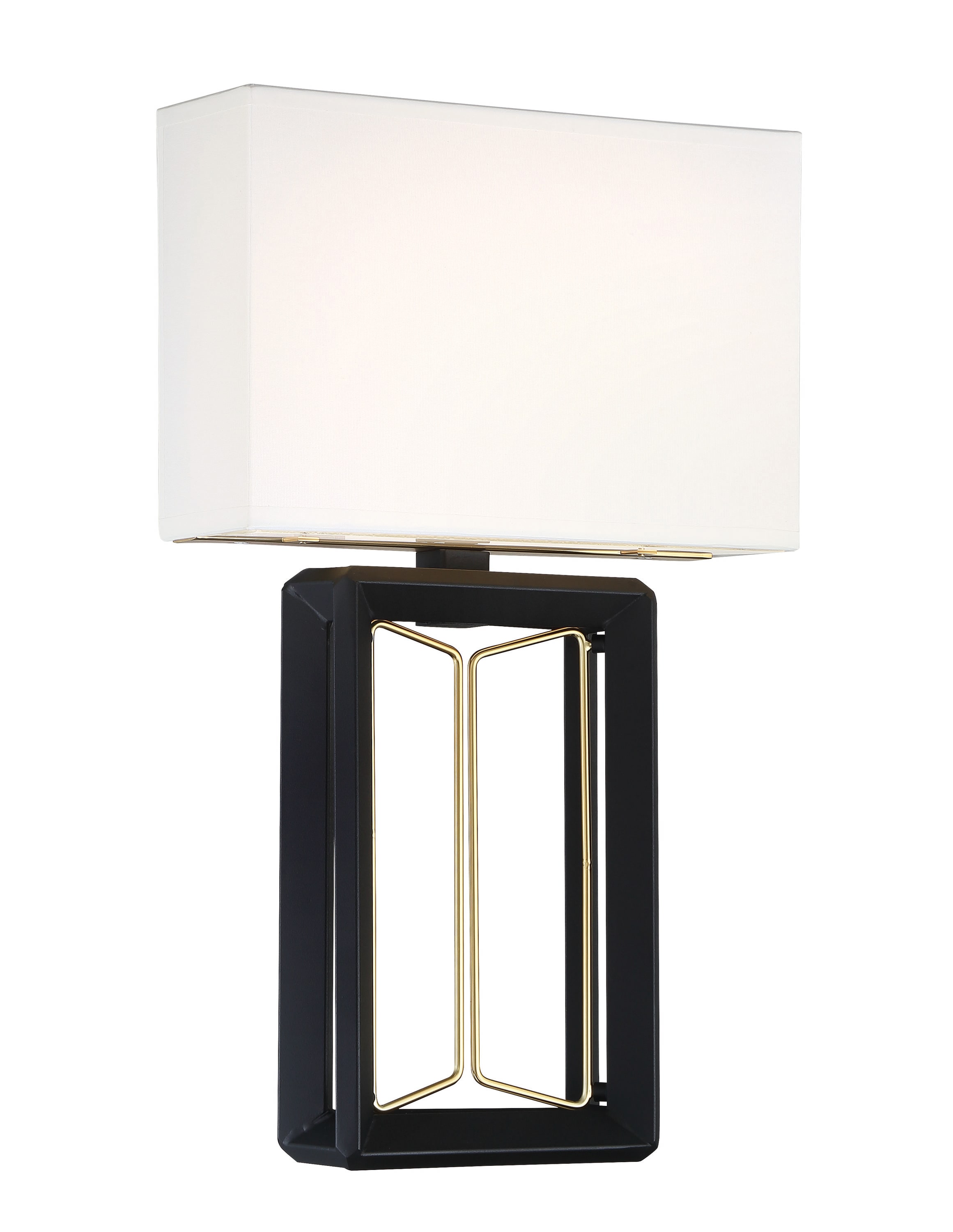 Metropolitan N7850-707-L Sable Point 12.75-in W 1 -Light Matte Black Integrated LED Wall Sconce